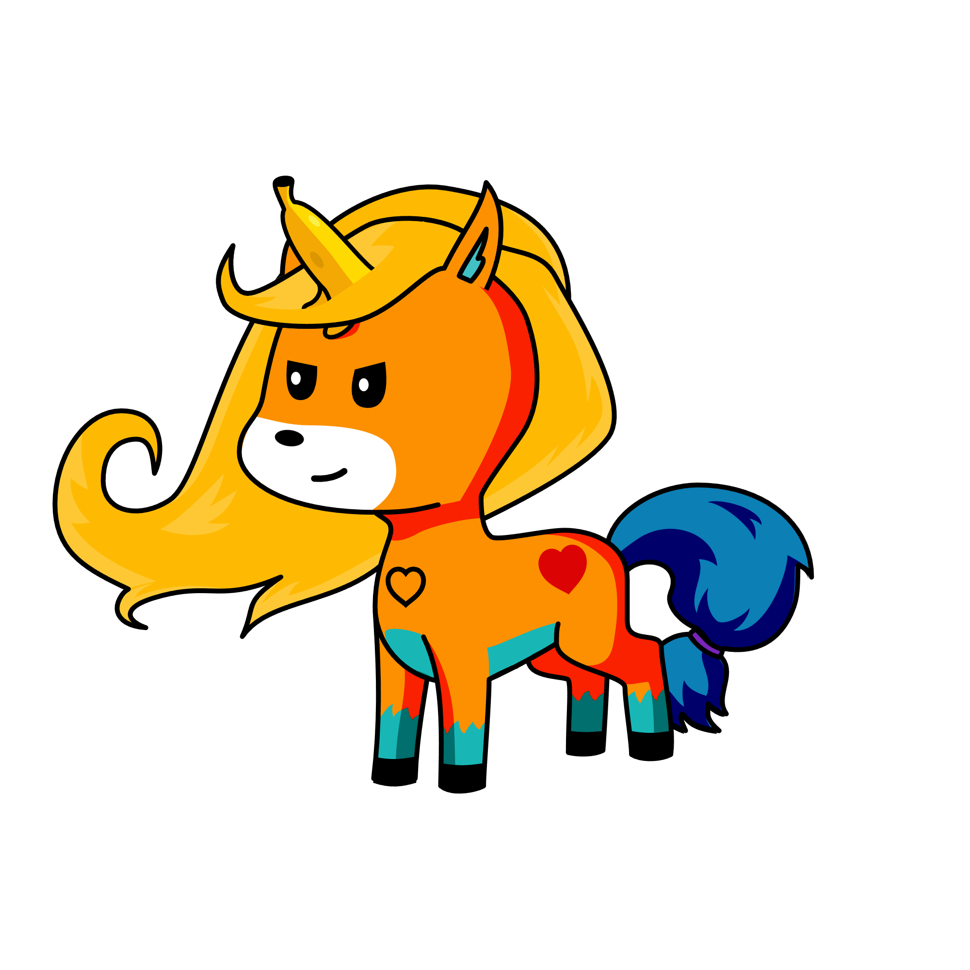 I got the banana horn bc I click random unicorn , the unicorn