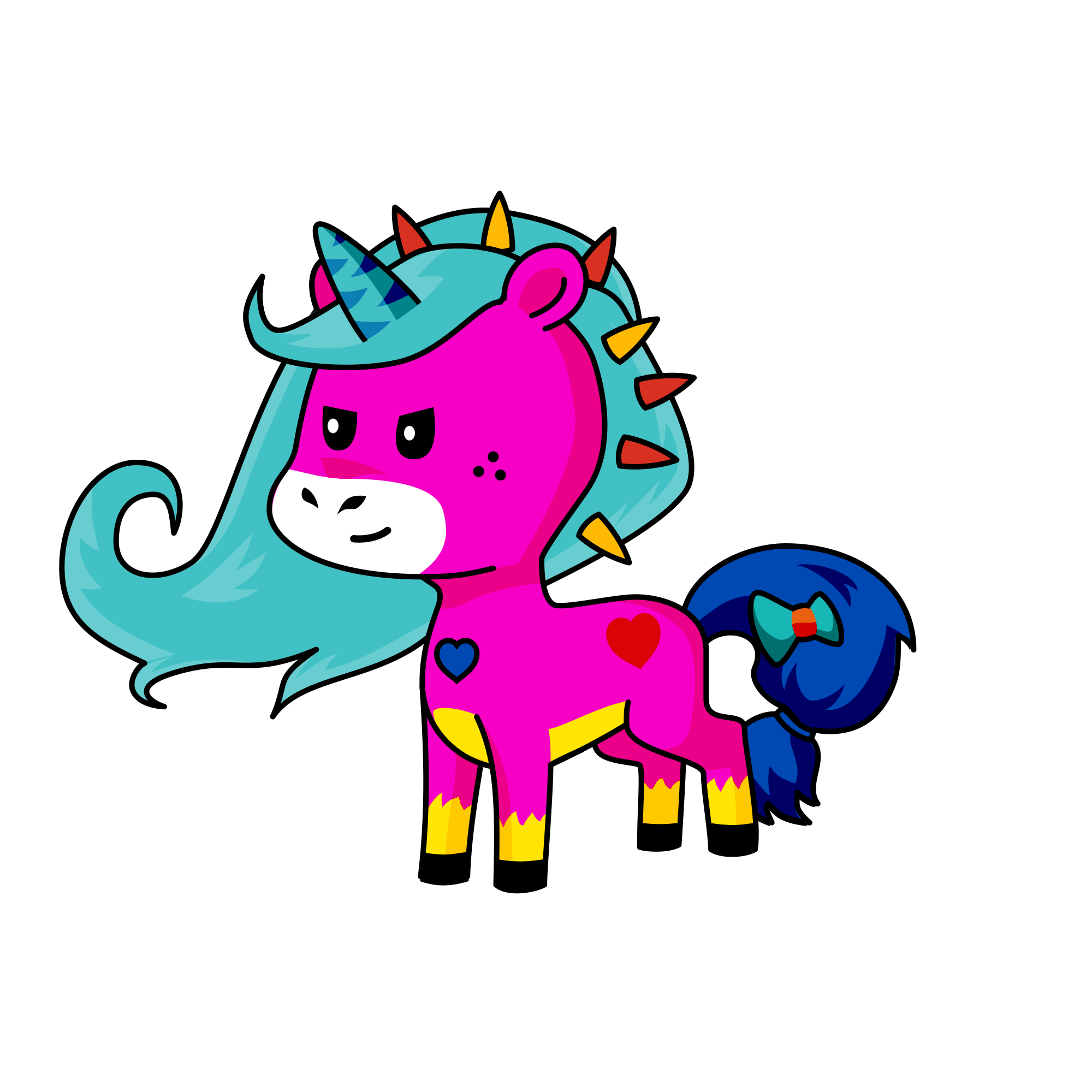 Snowy, the unicorn