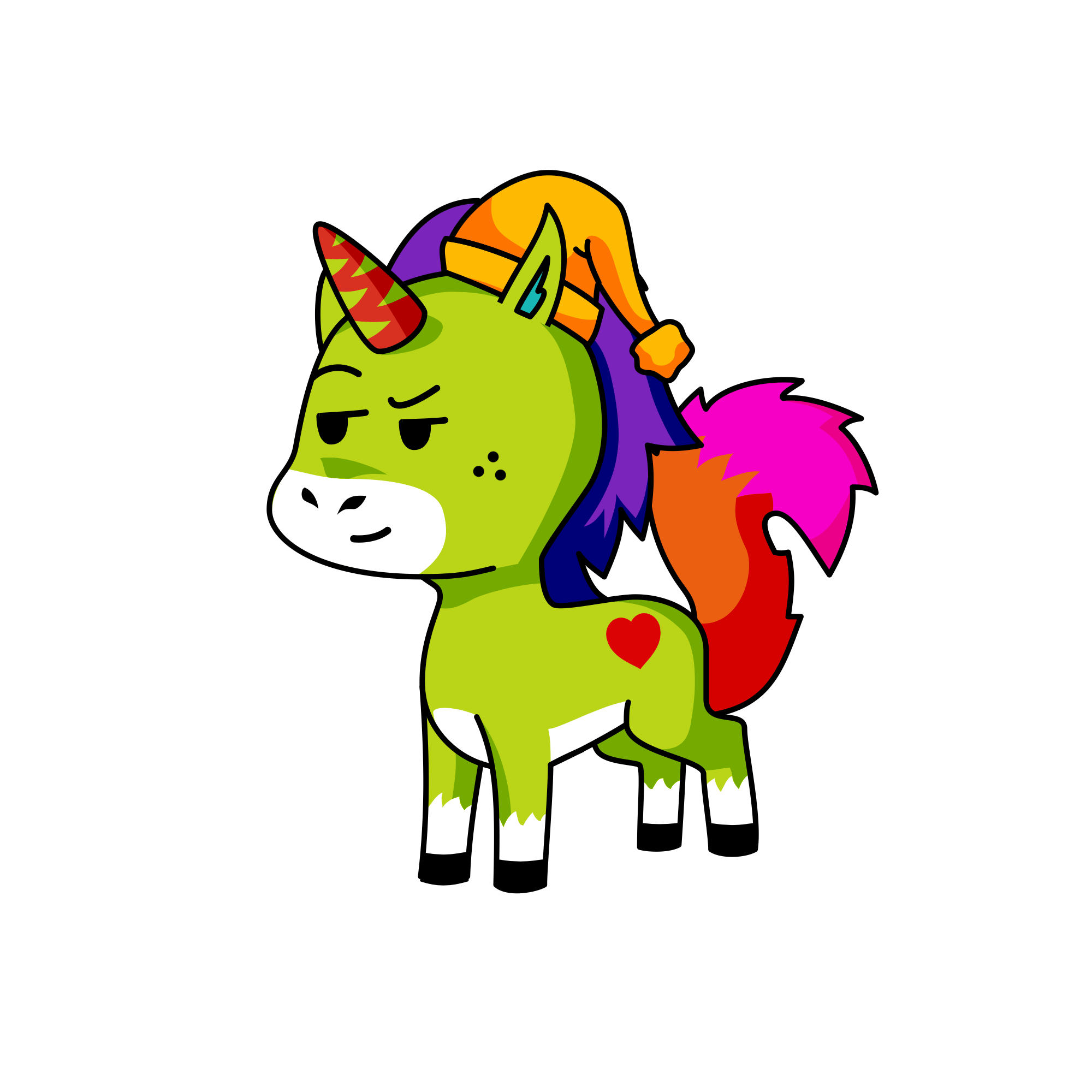 Chrissy, the unicorn
