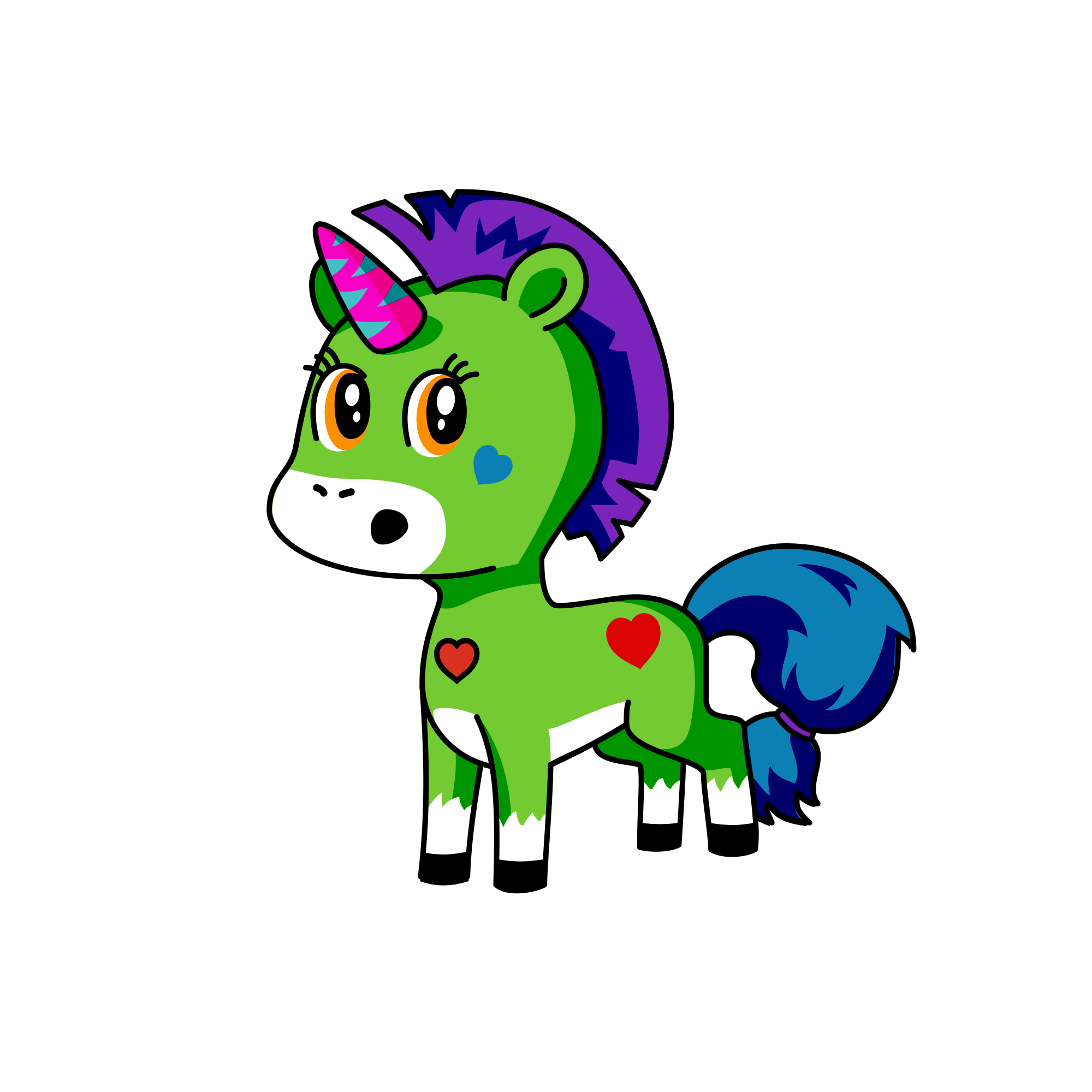Mountain, the unicorn