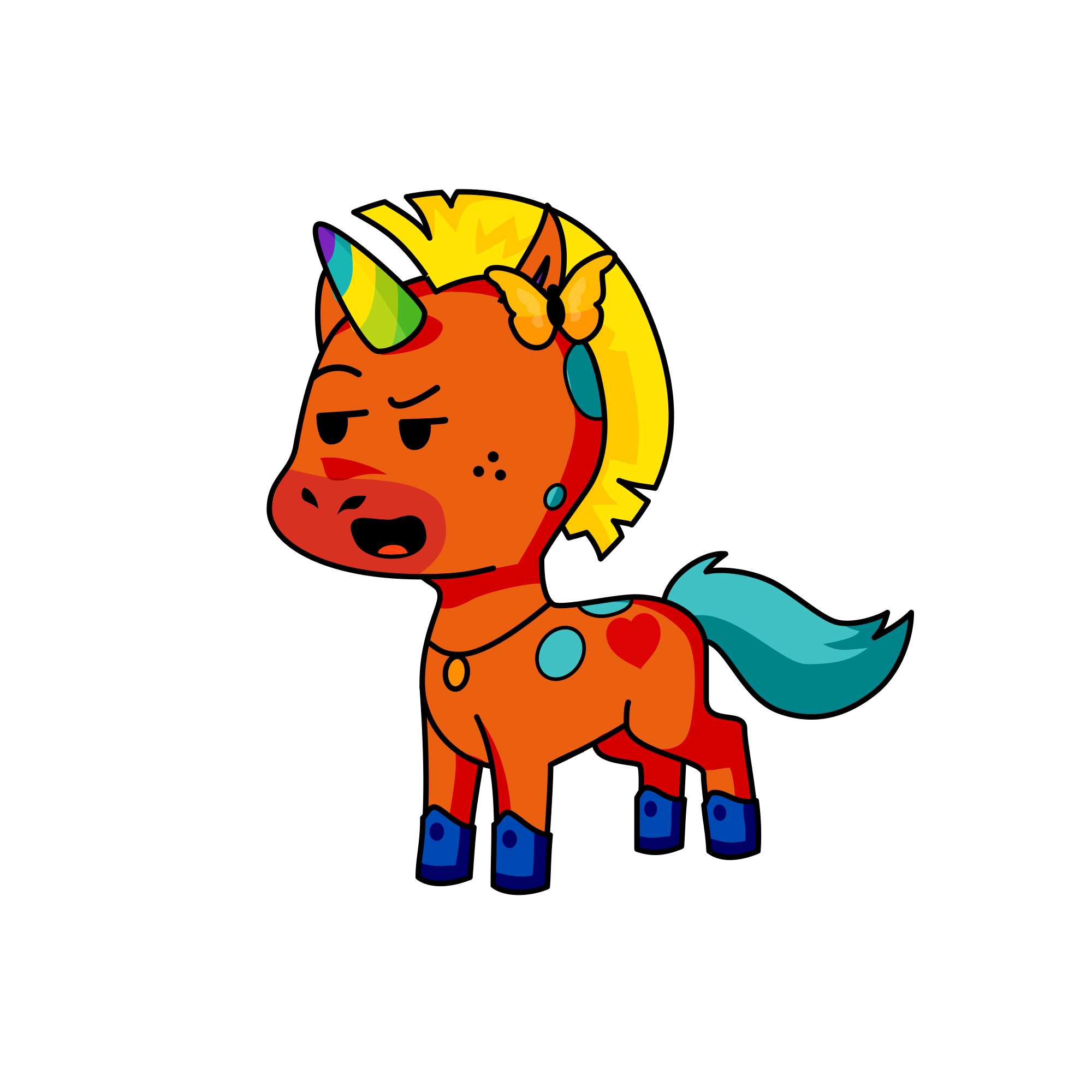 Poop, the unicorn