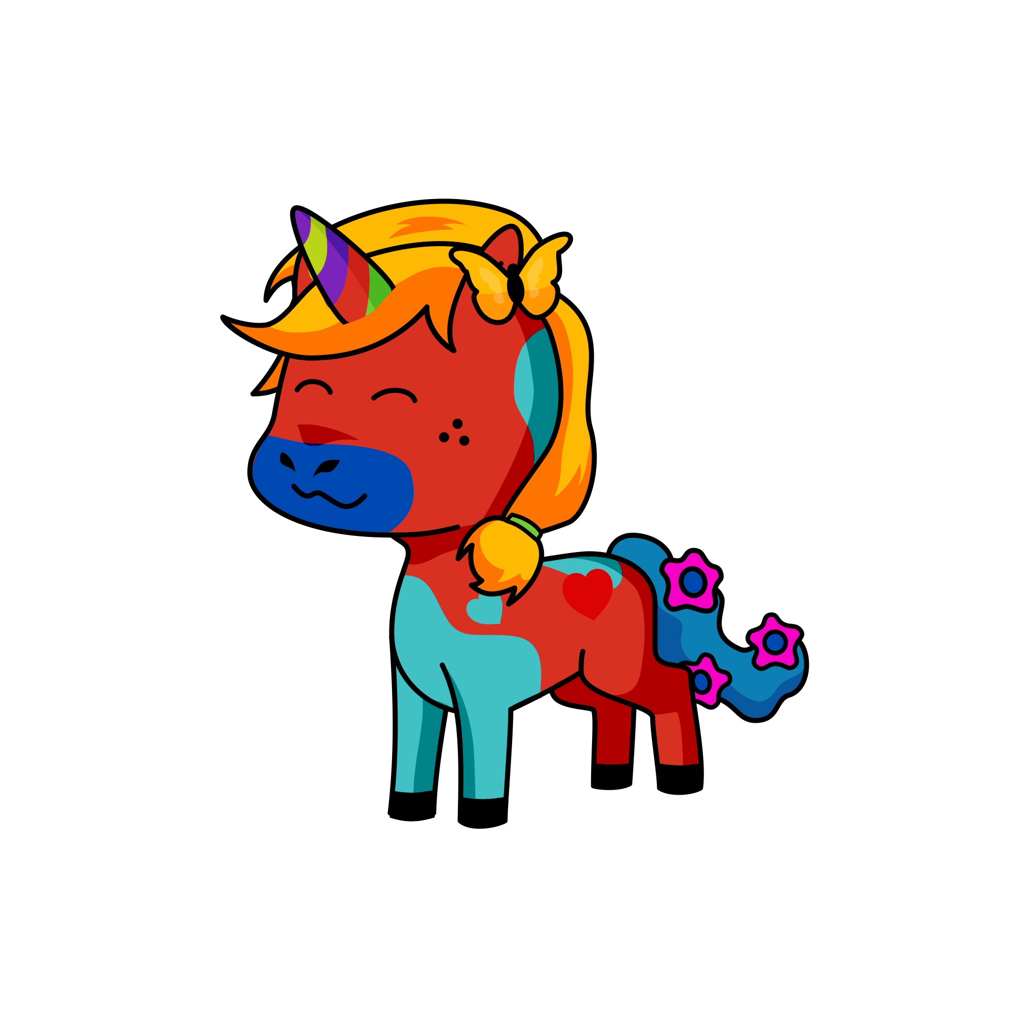 Leafy, the unicorn