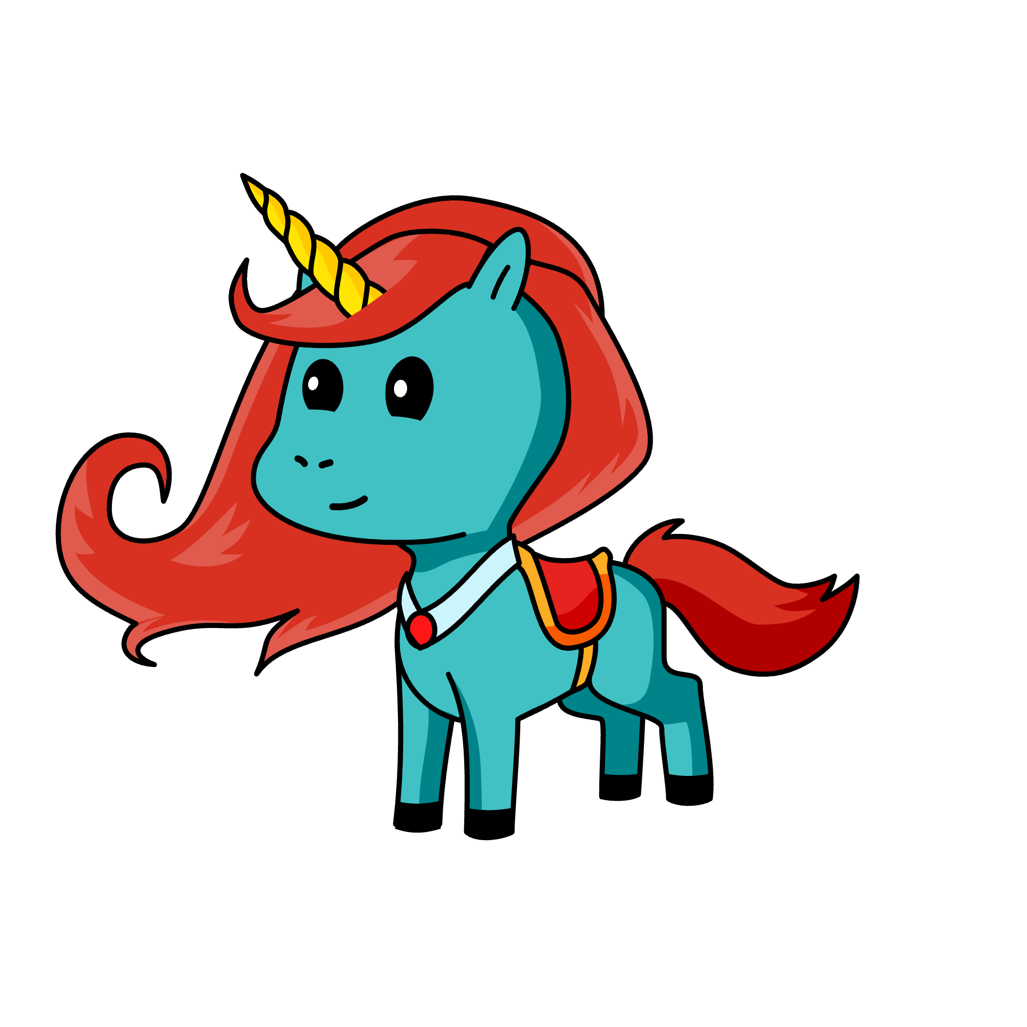 E, the unicorn