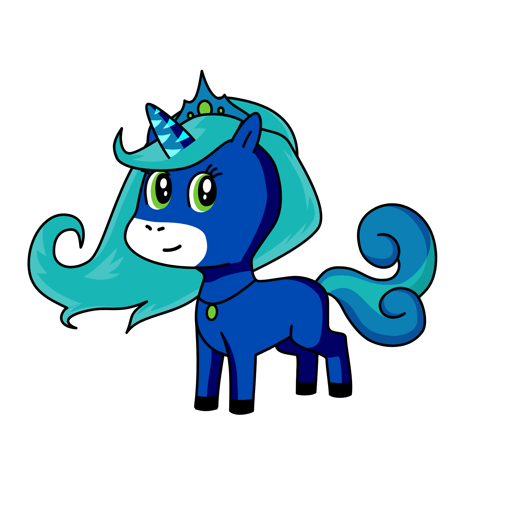 Princess Ocean, the unicorn