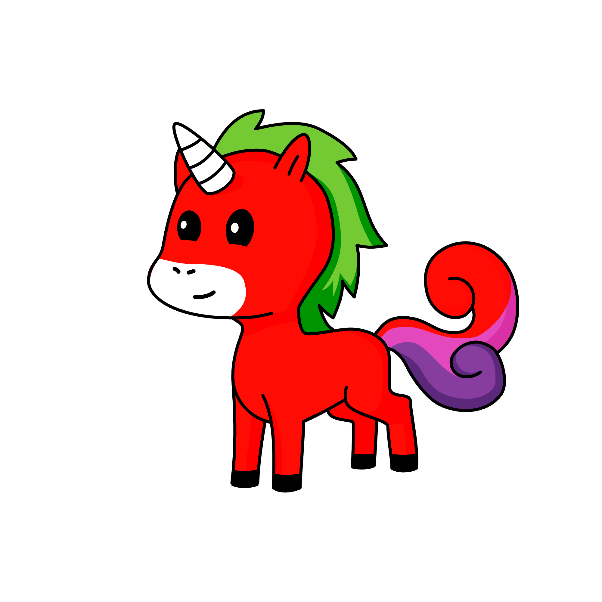 A, the unicorn