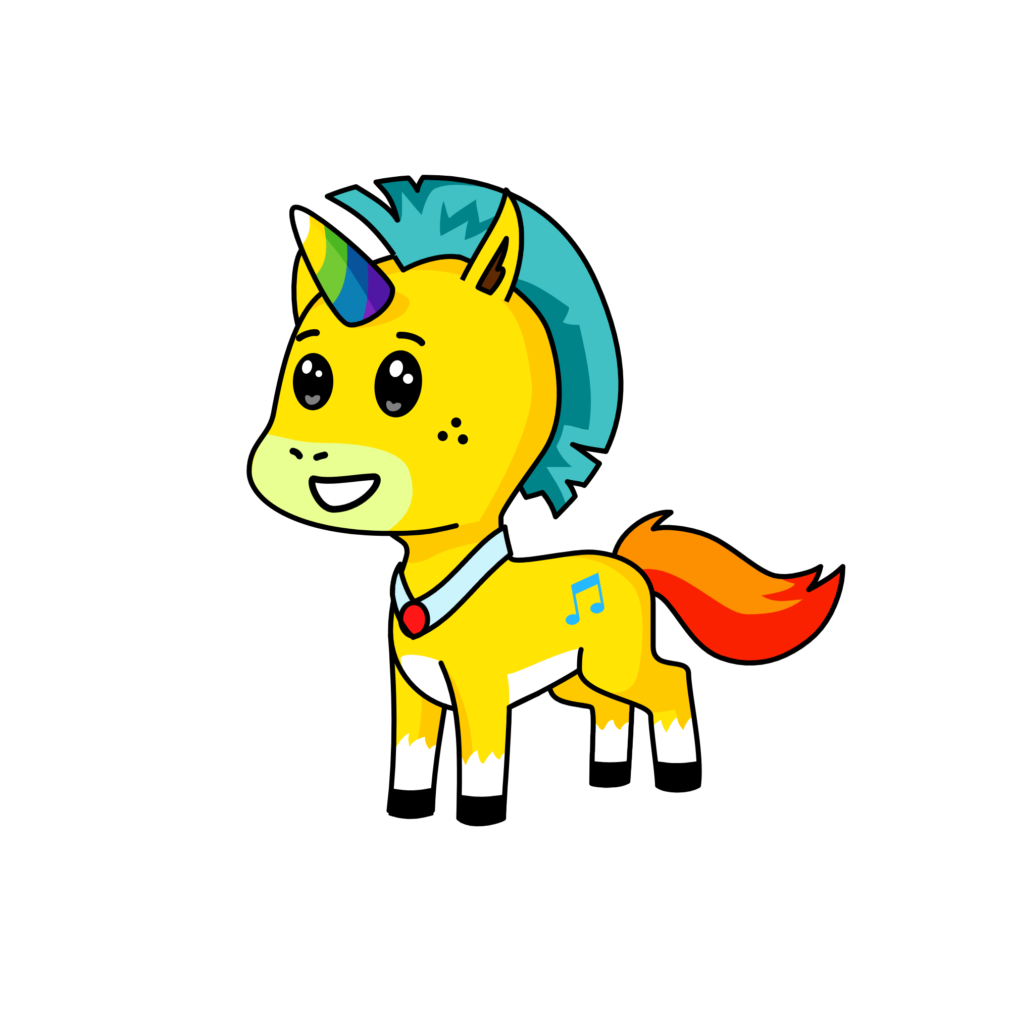 9ugl;'b', the unicorn