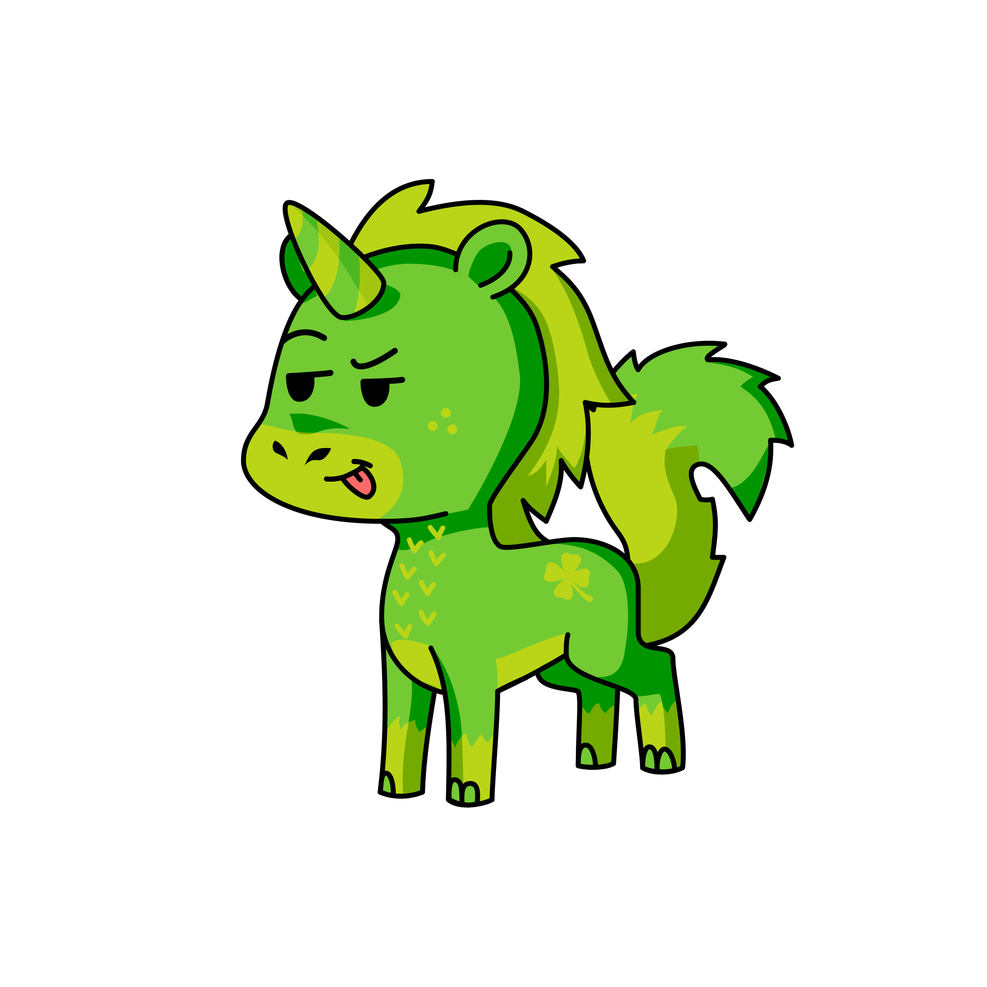 LUCKY, the unicorn