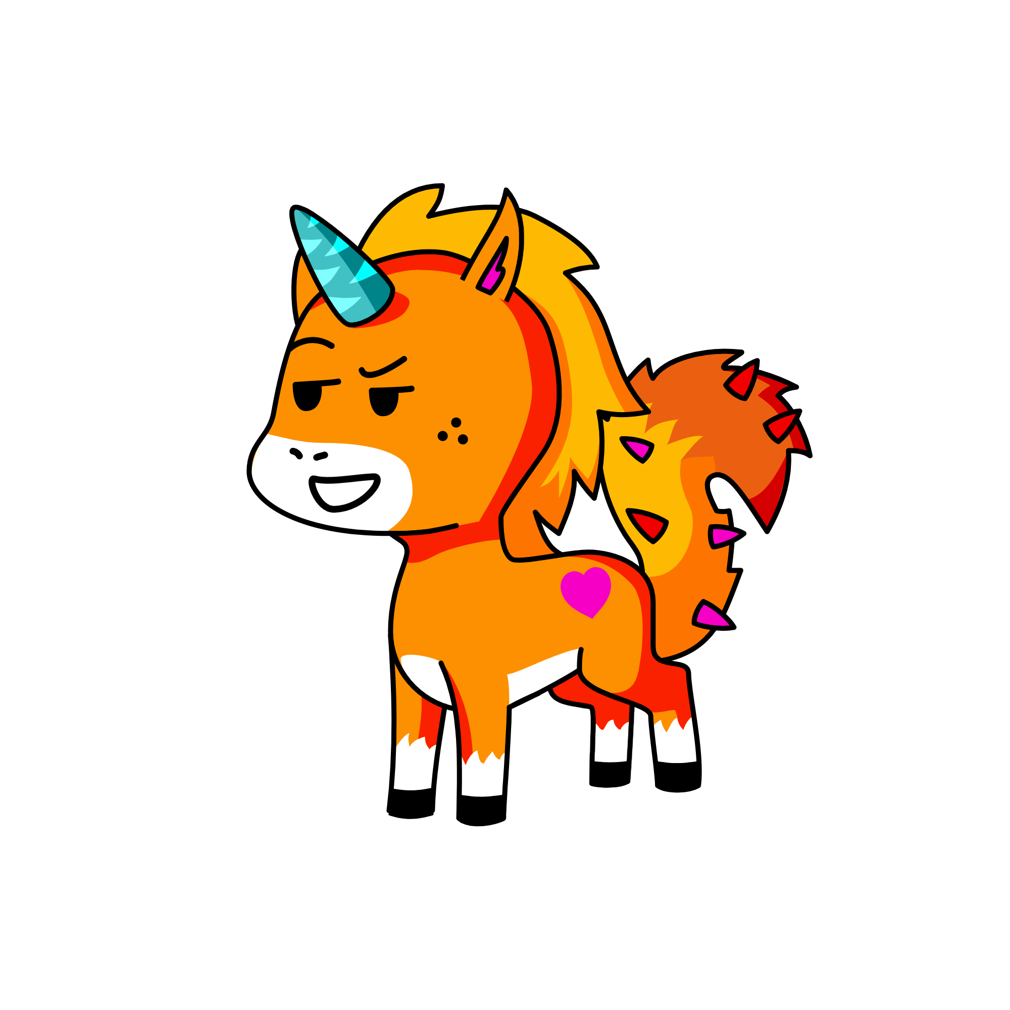 Tigee, the unicorn