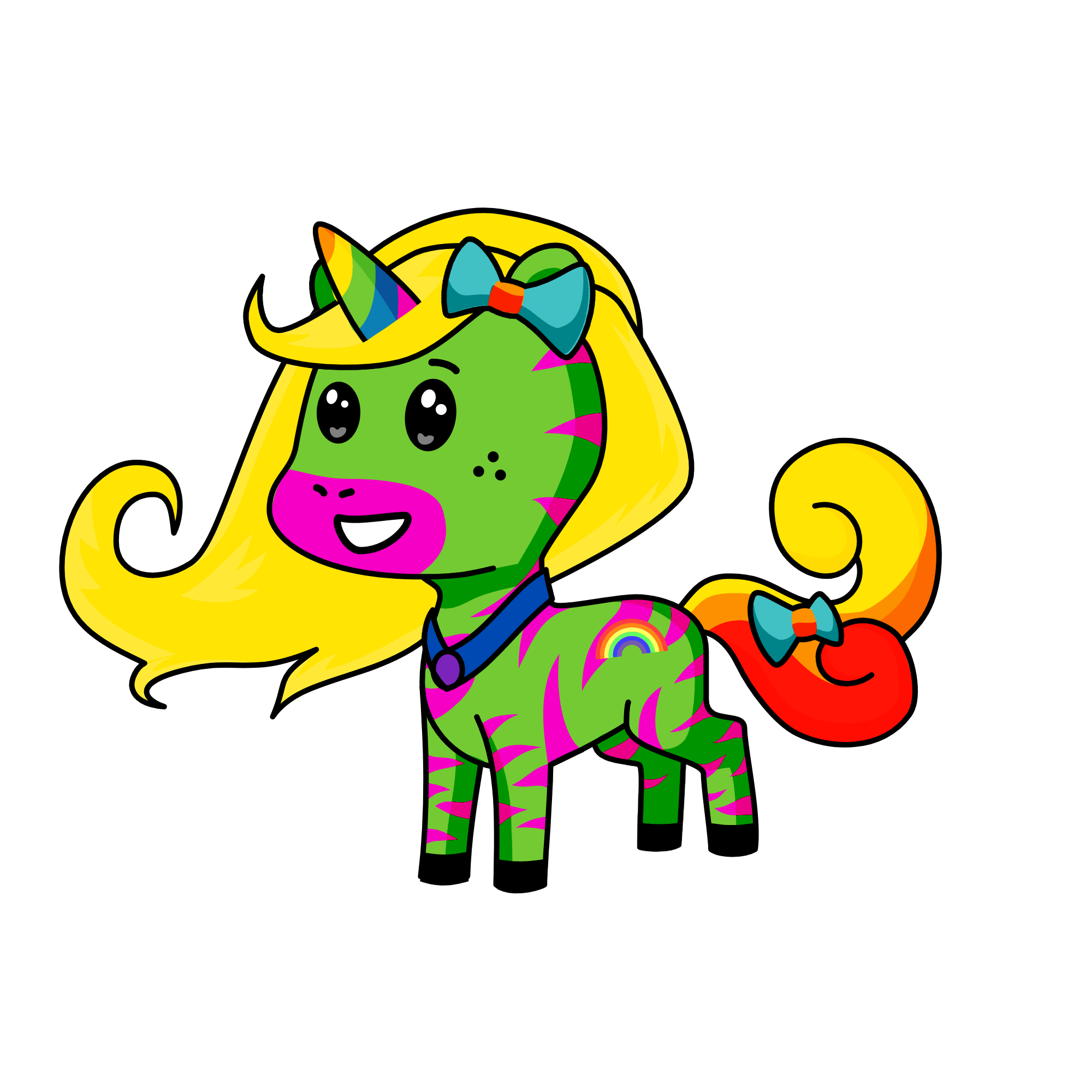 Bowie, the unicorn