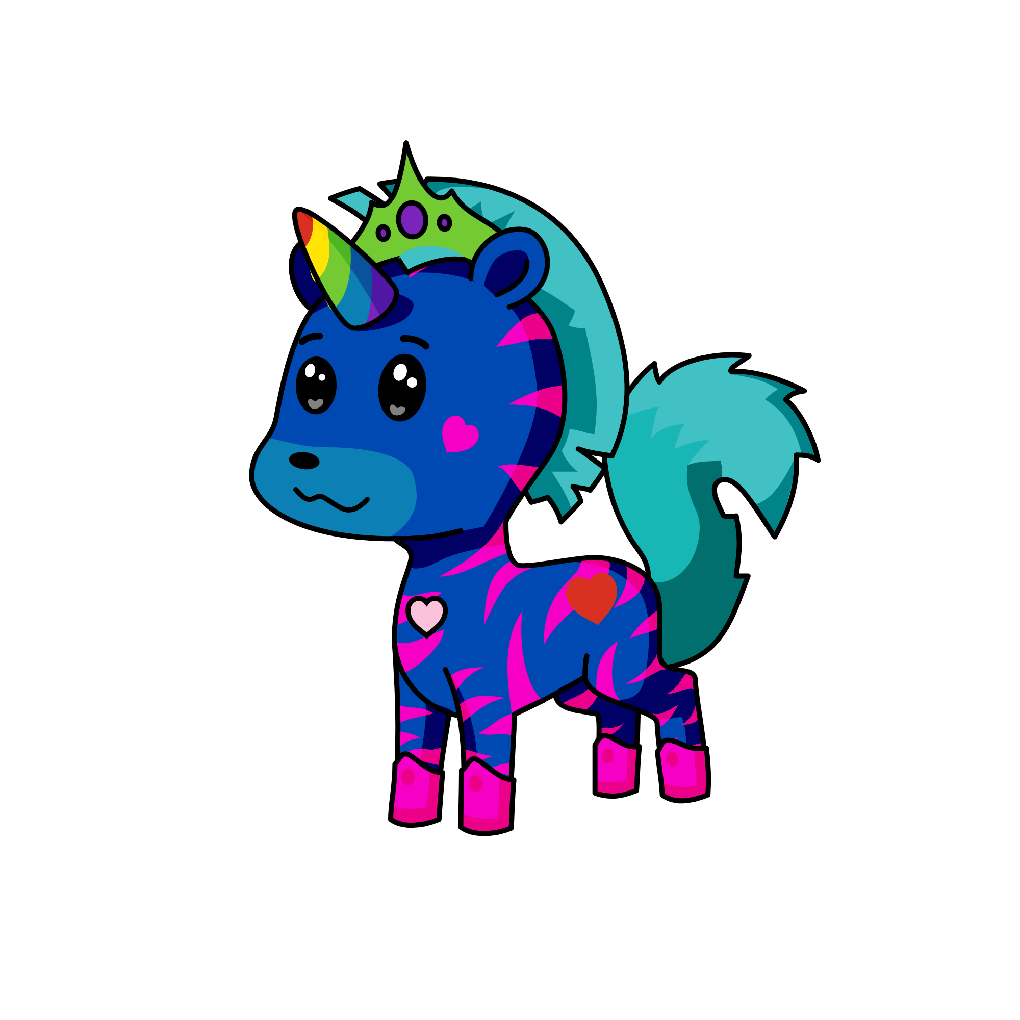 Proud, the unicorn