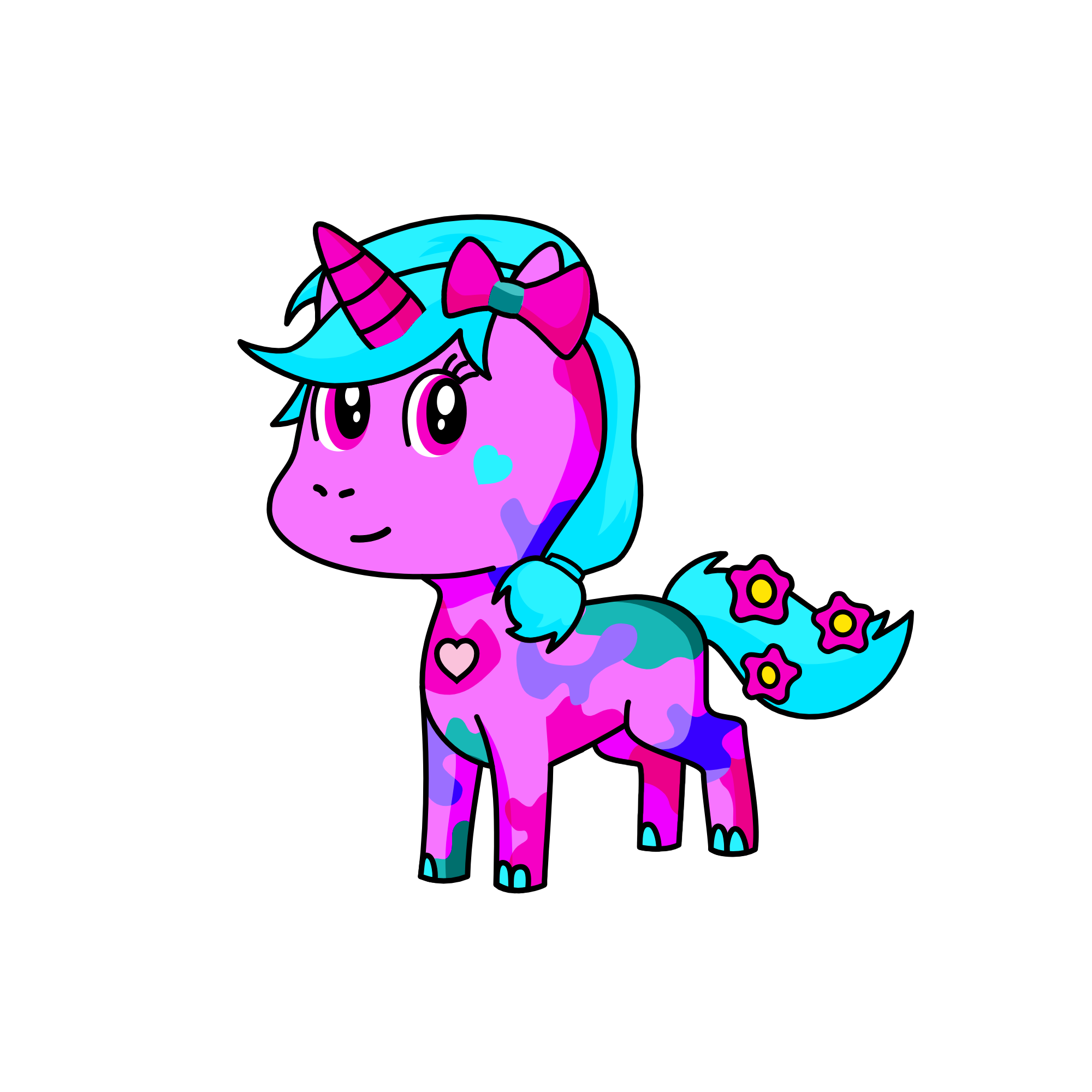 pretty , the unicorn