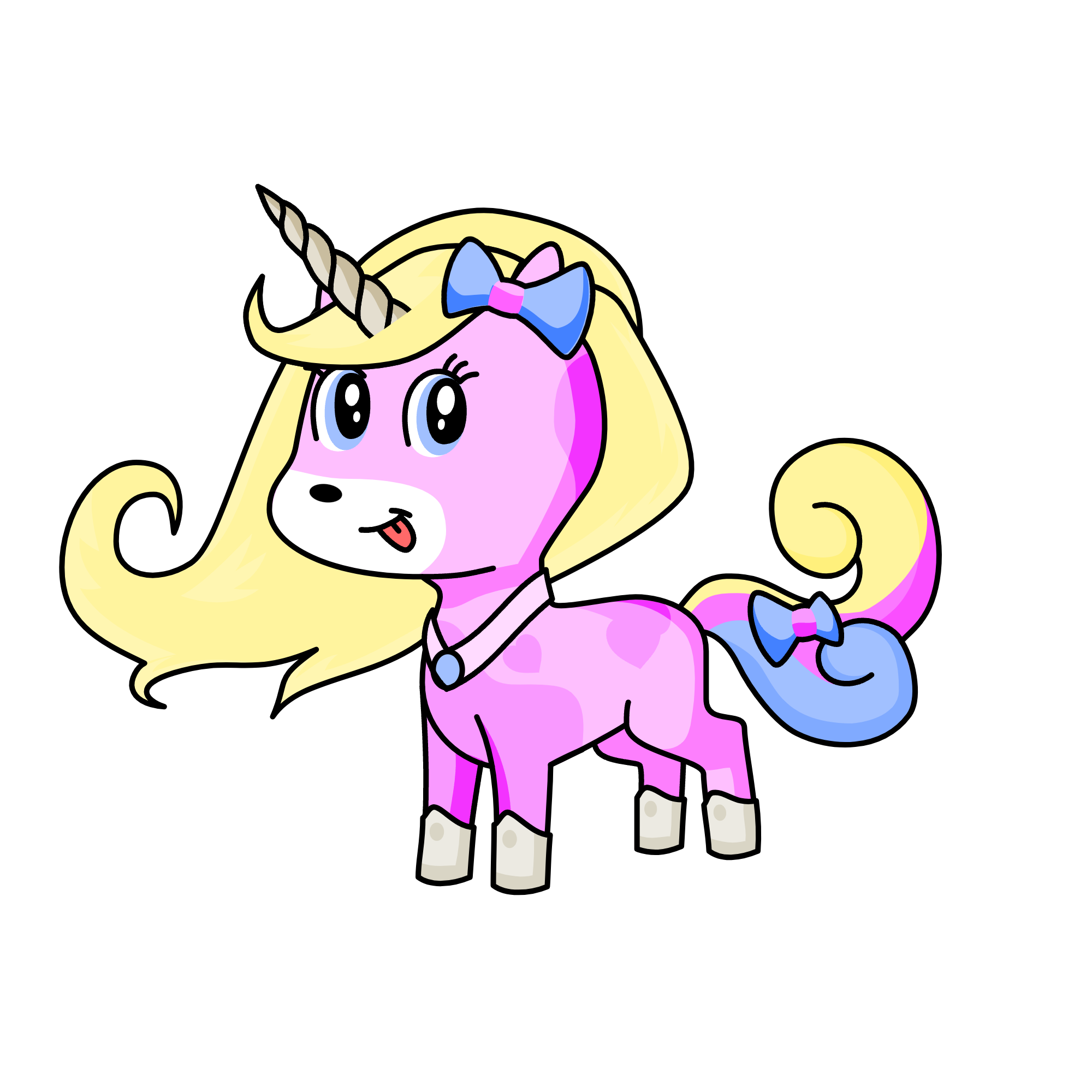 Priscilla D, the unicorn