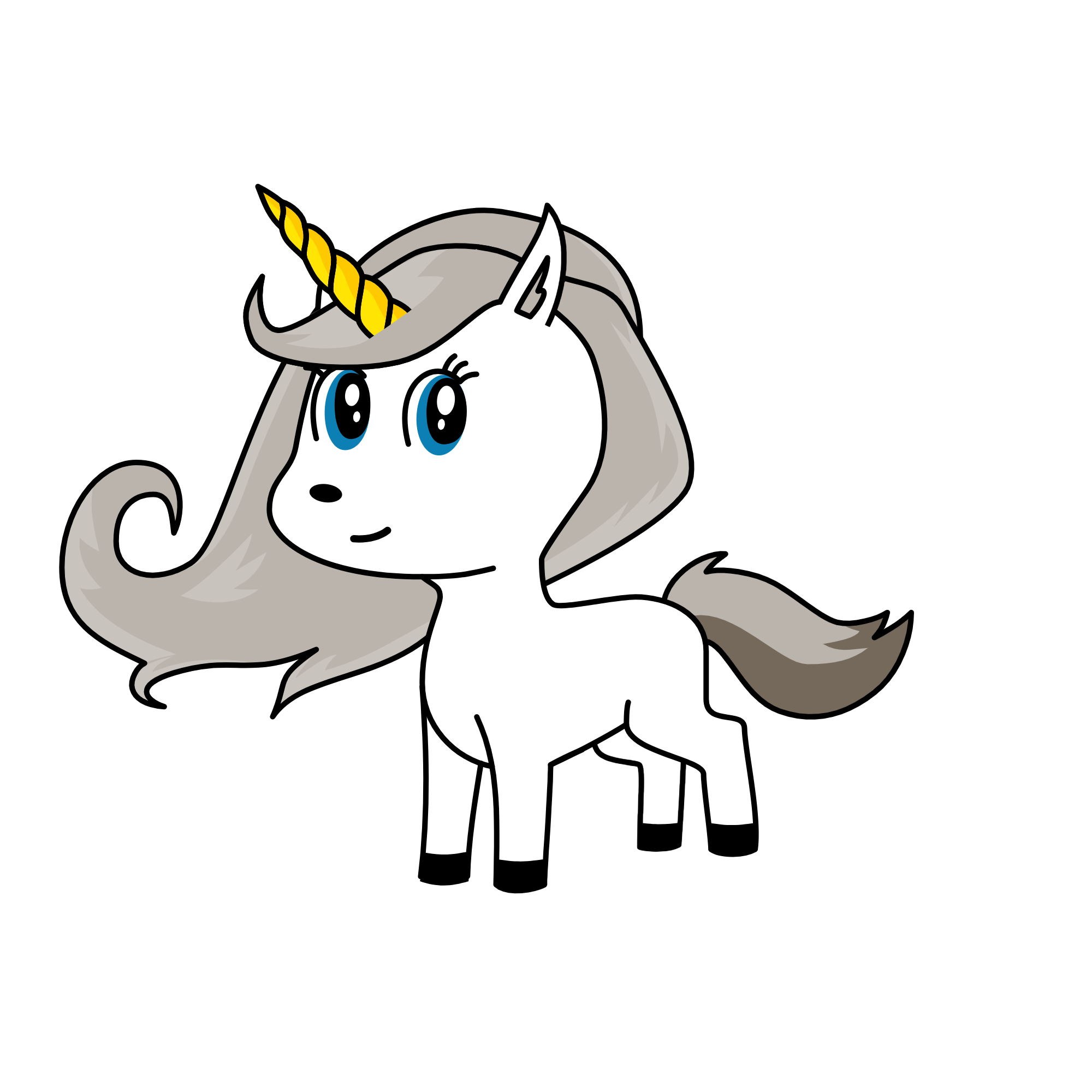Lady Glitter Sparkle, the unicorn