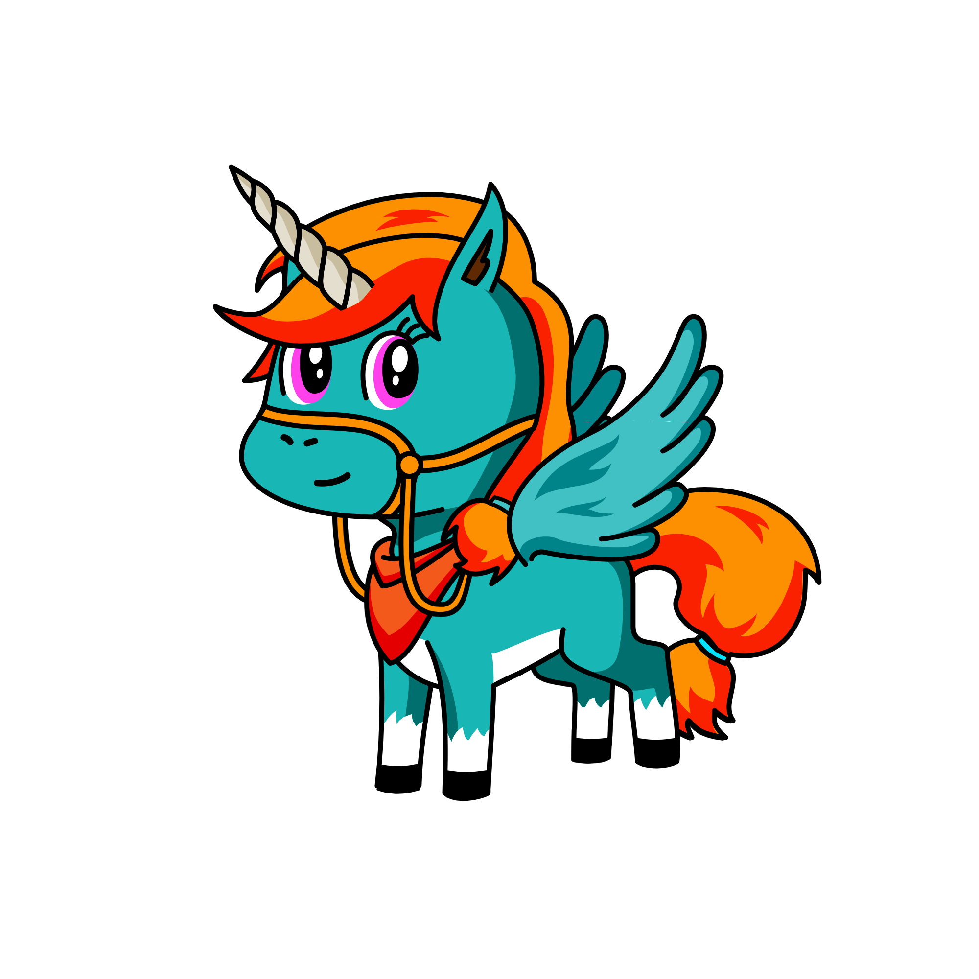 it was random LOL, the unicorn