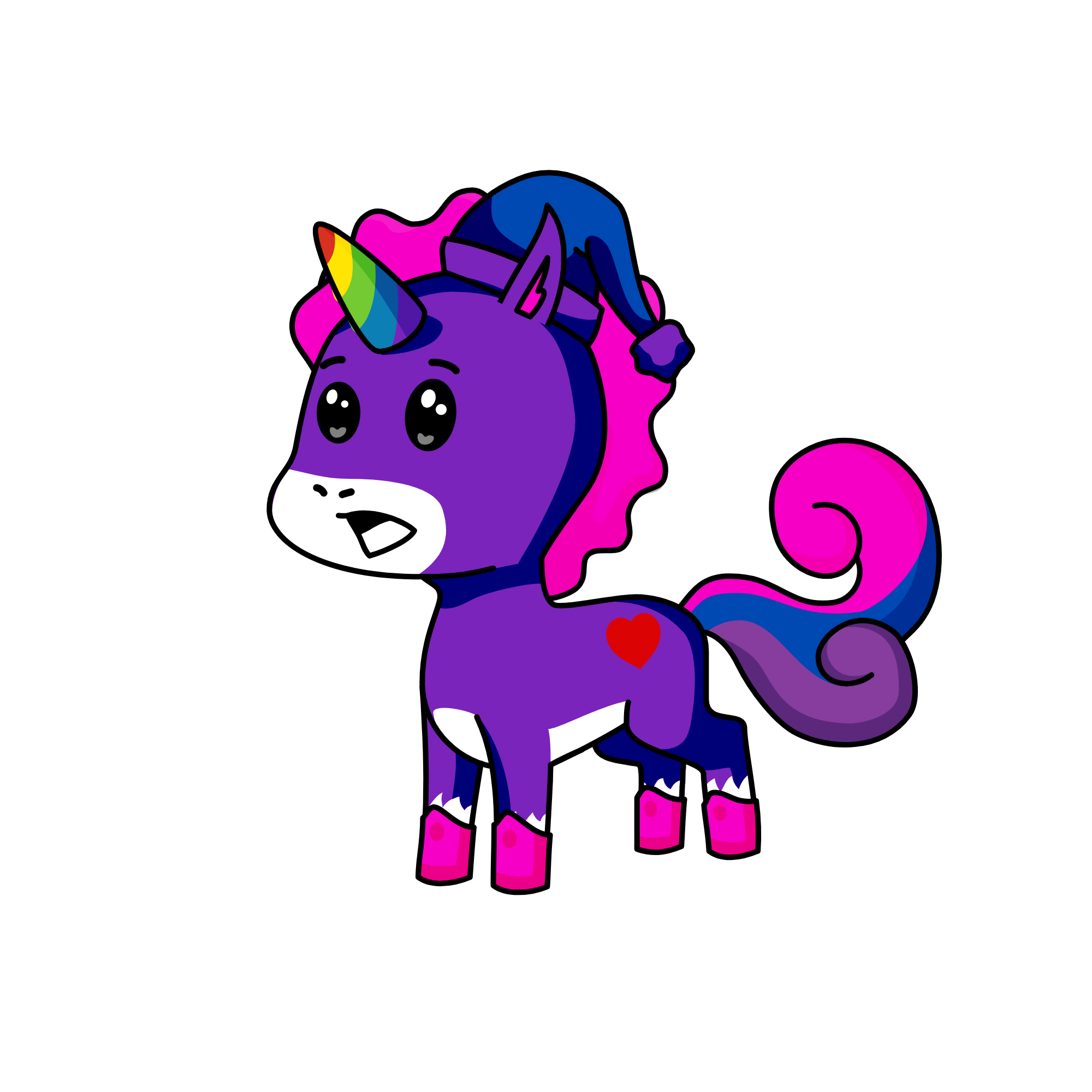 Collie, the unicorn