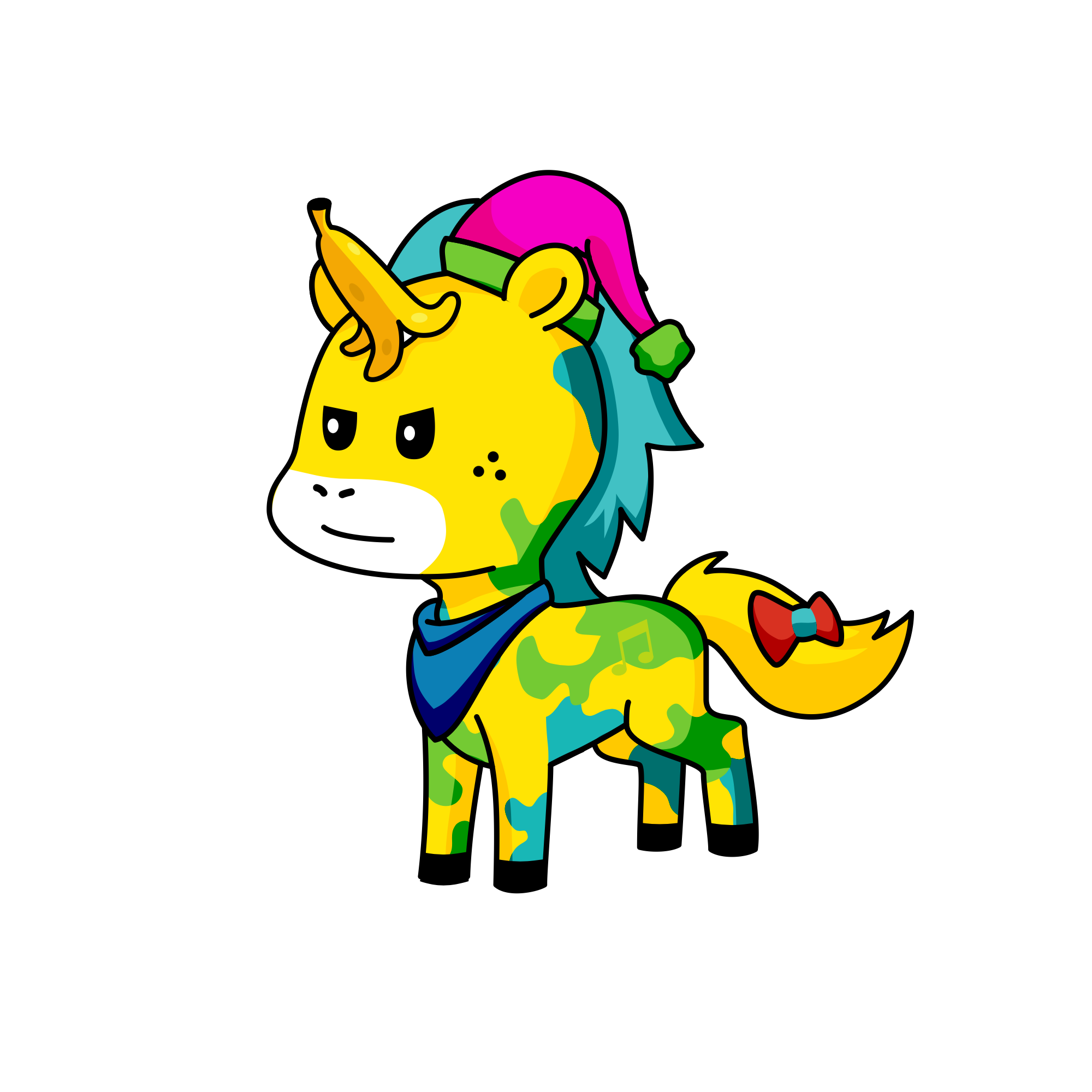 Music, the unicorn