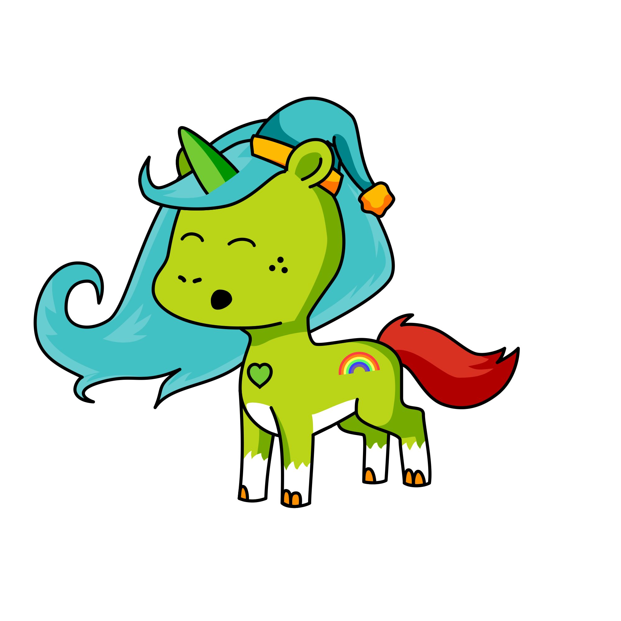 Swampy, the unicorn
