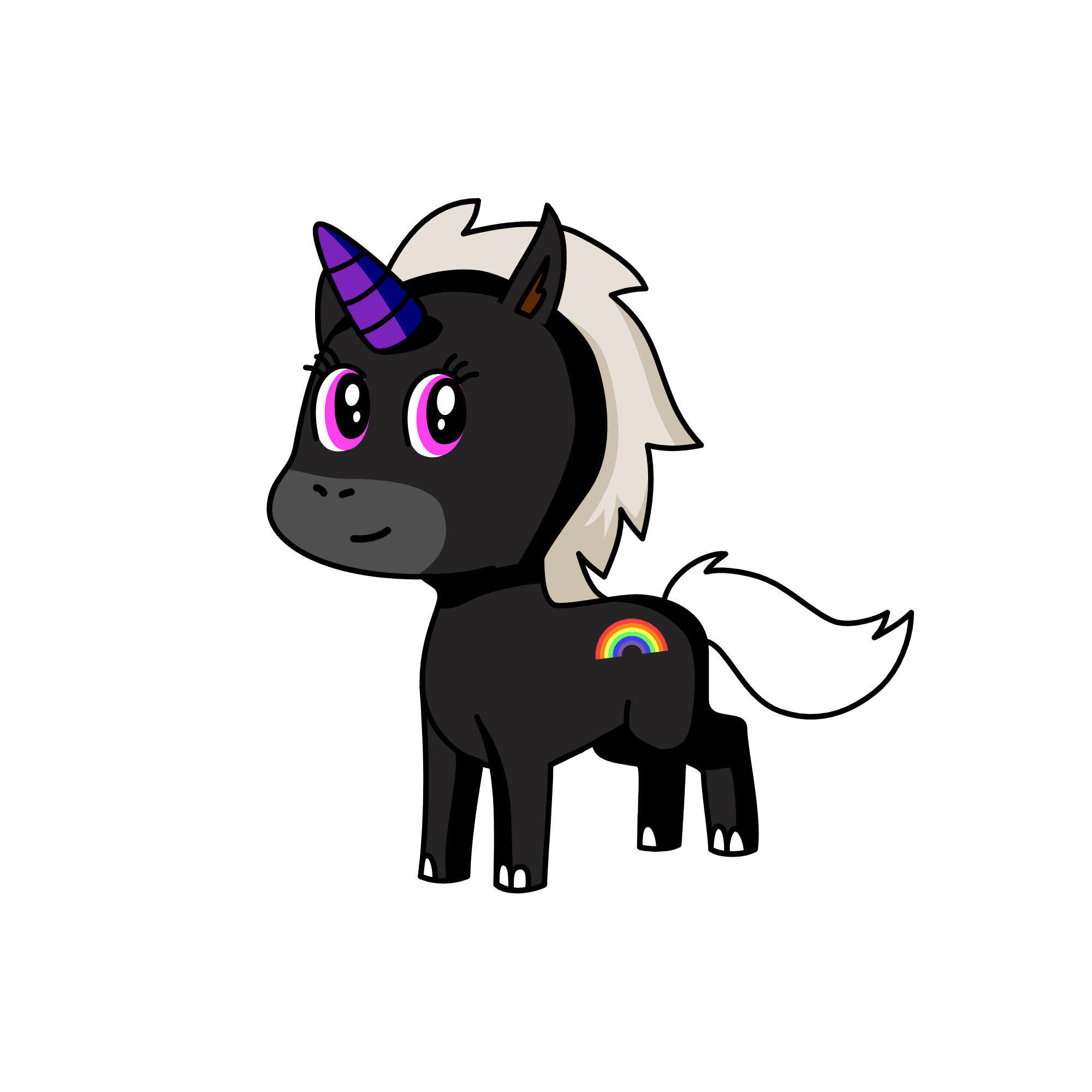 Gustinho, the unicorn