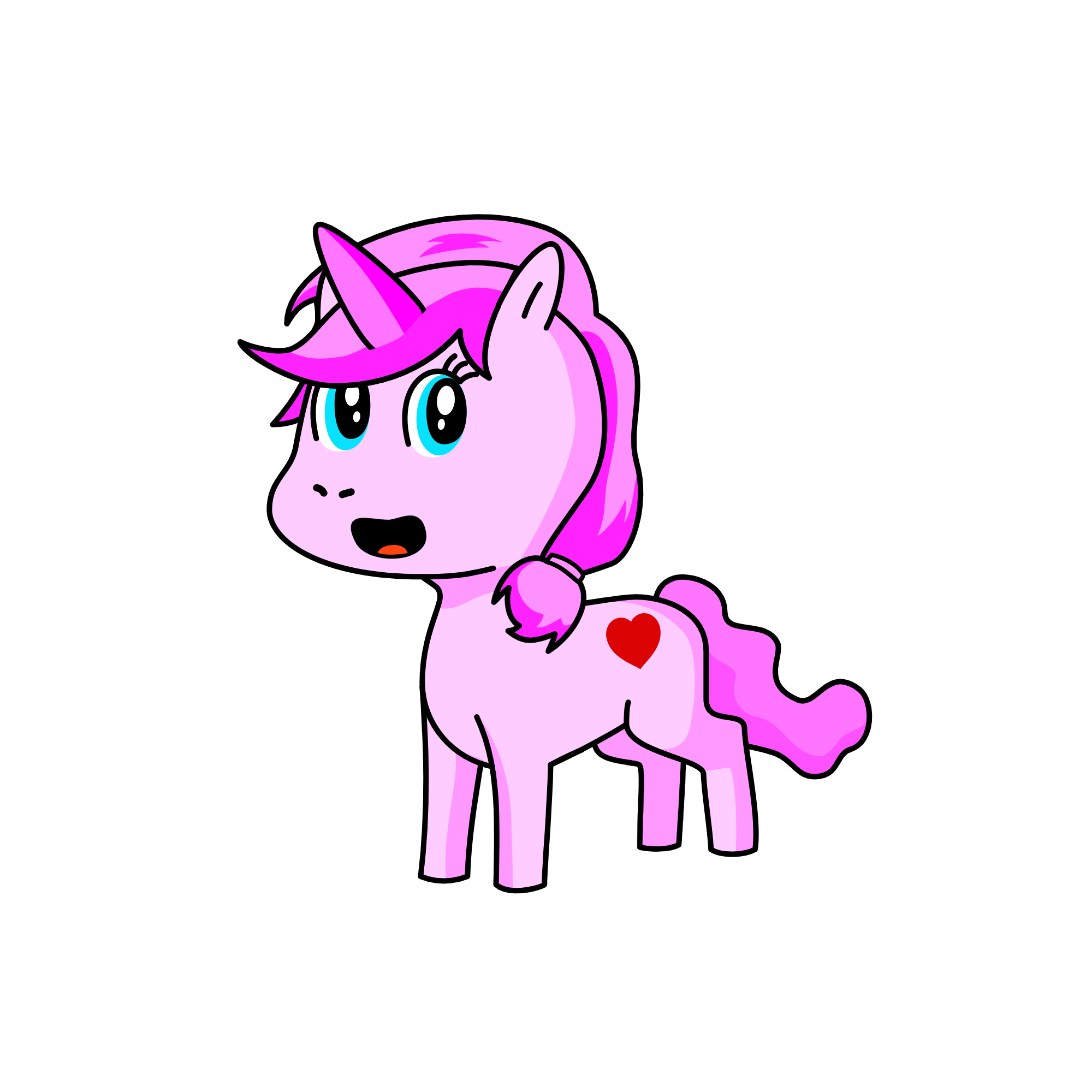 pinkie pie, the unicorn