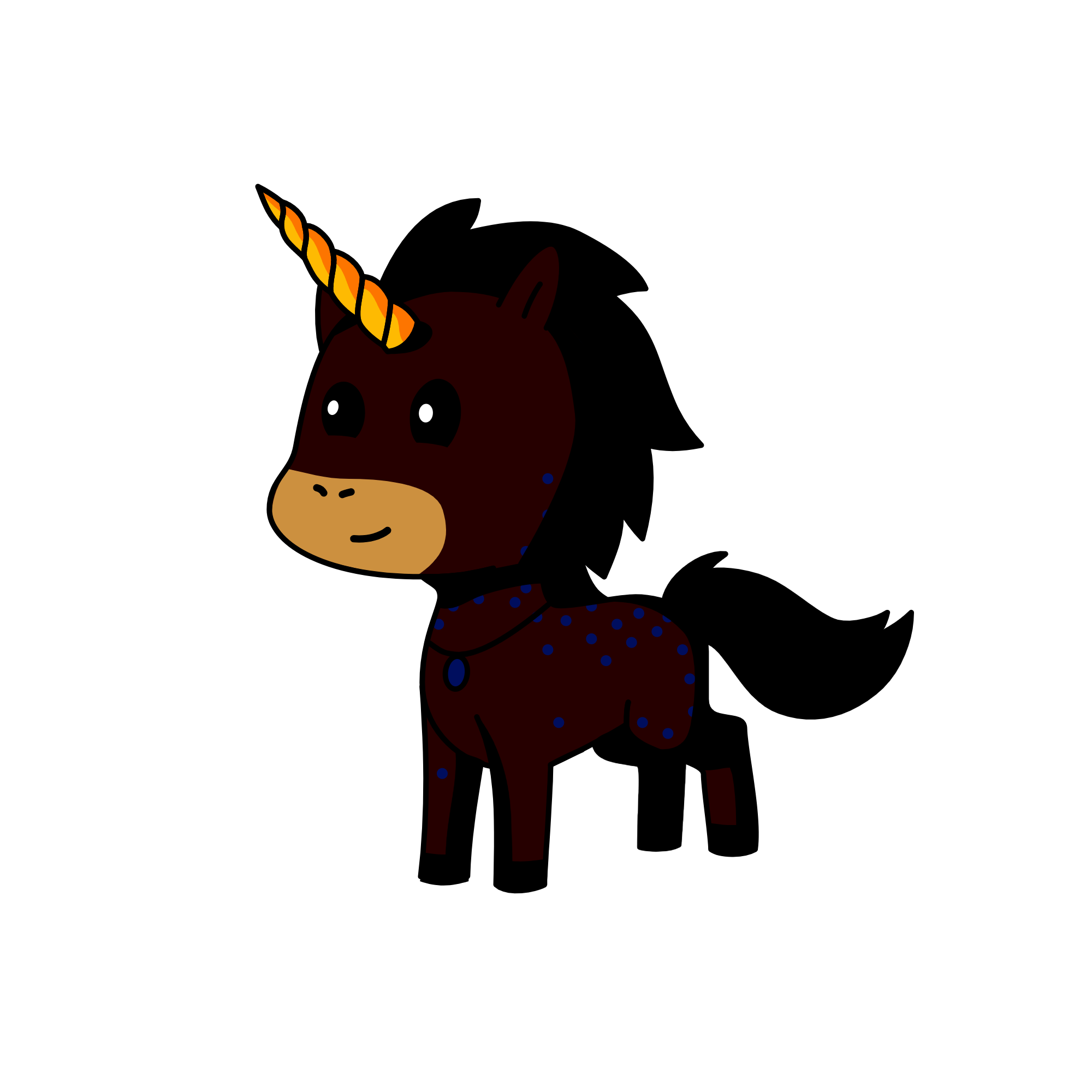 Midnight, the unicorn
