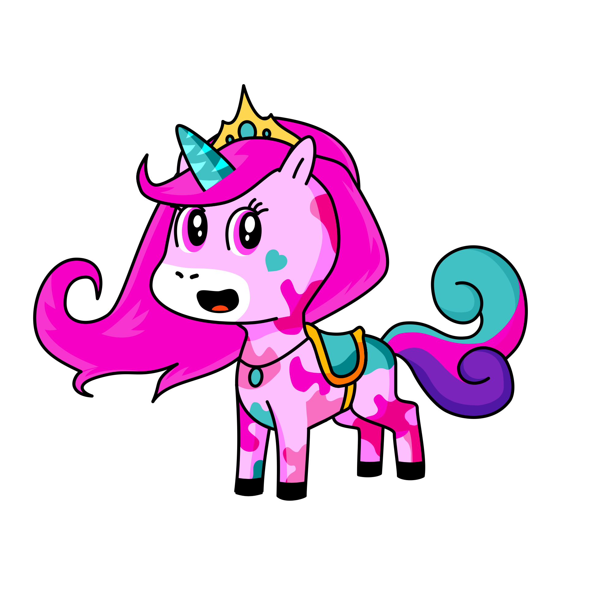 Maeley, the unicorn