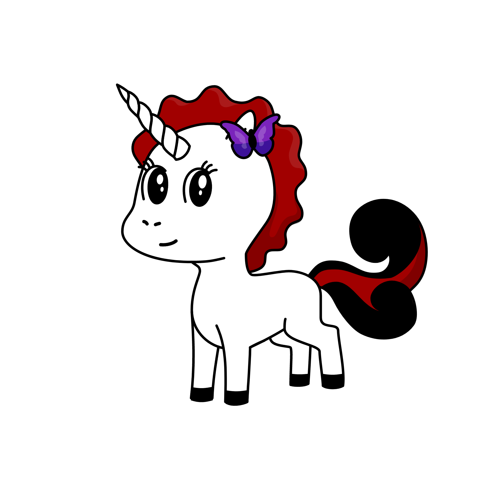 Vee, the unicorn
