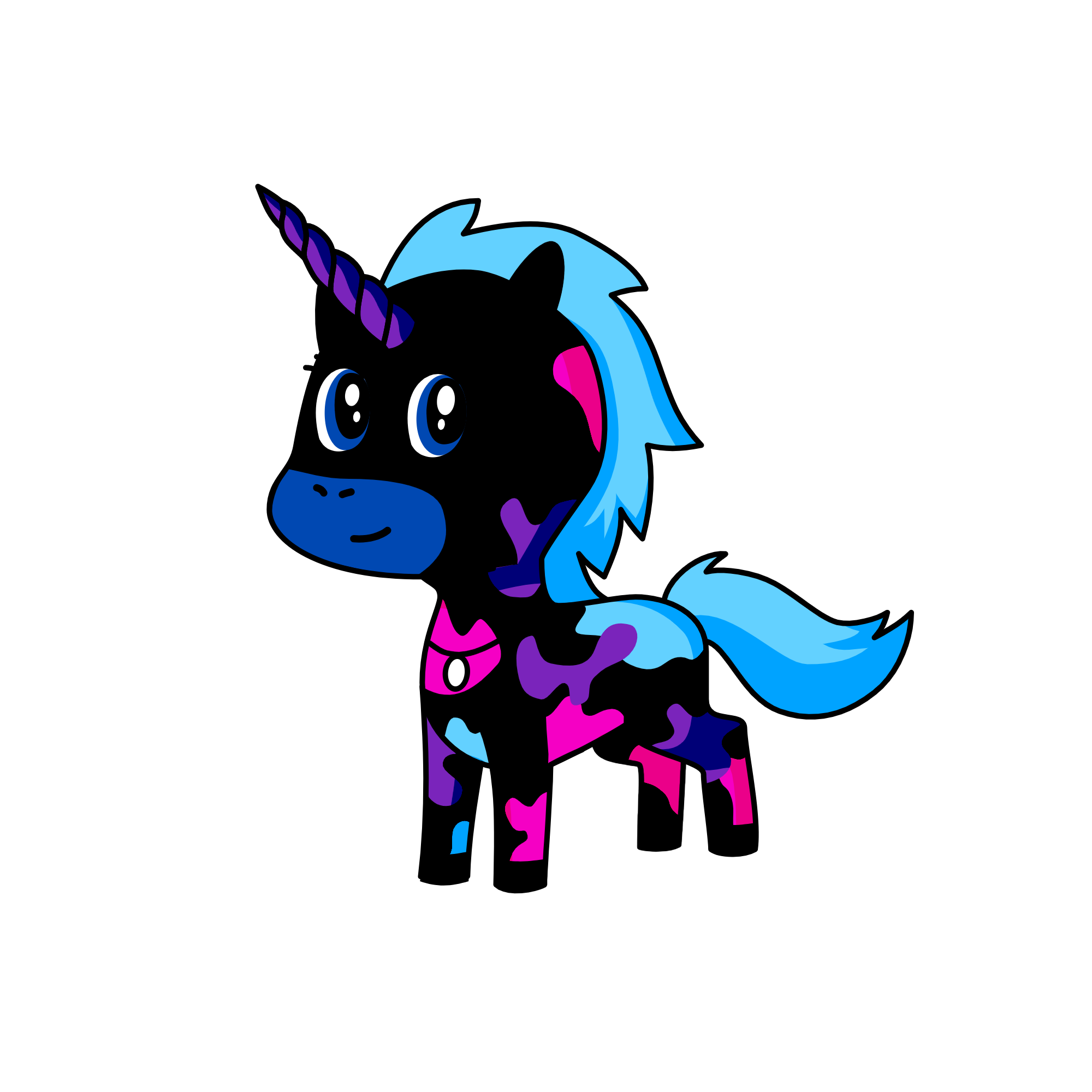 camo, the unicorn