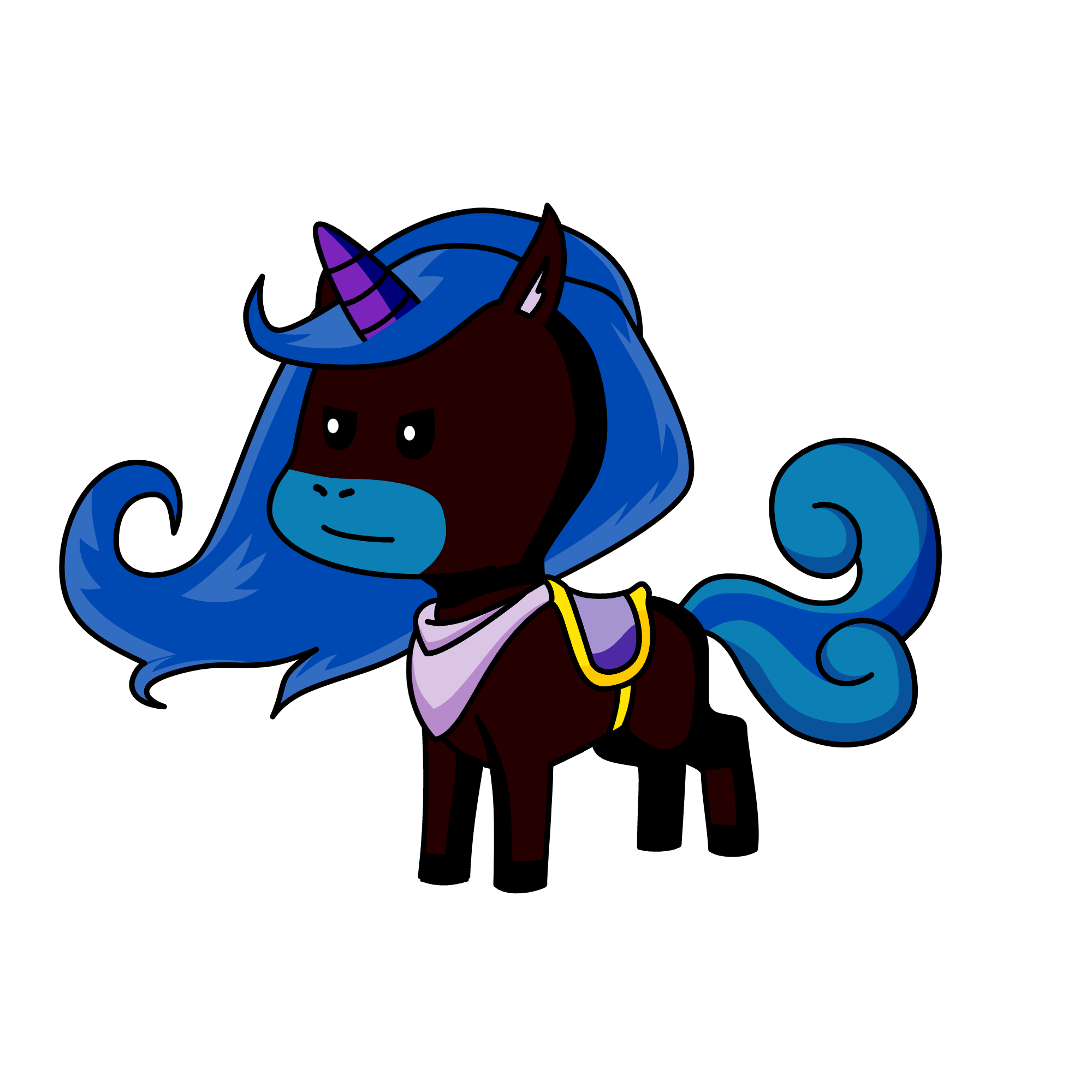 moon pony, the unicorn