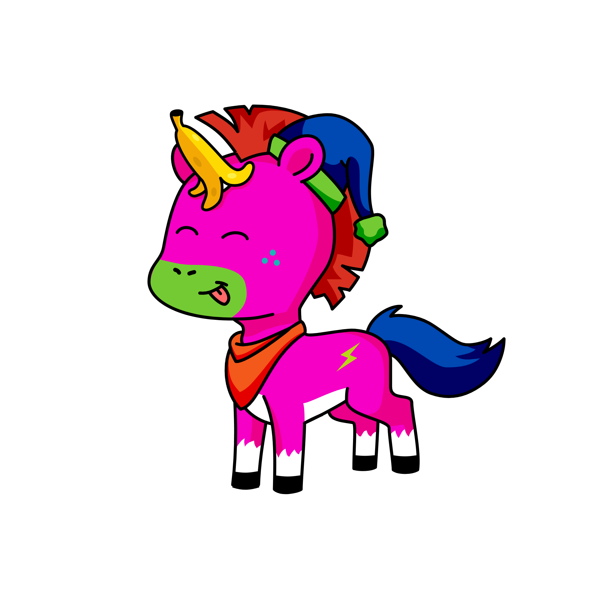 SUPERLICORN, the unicorn