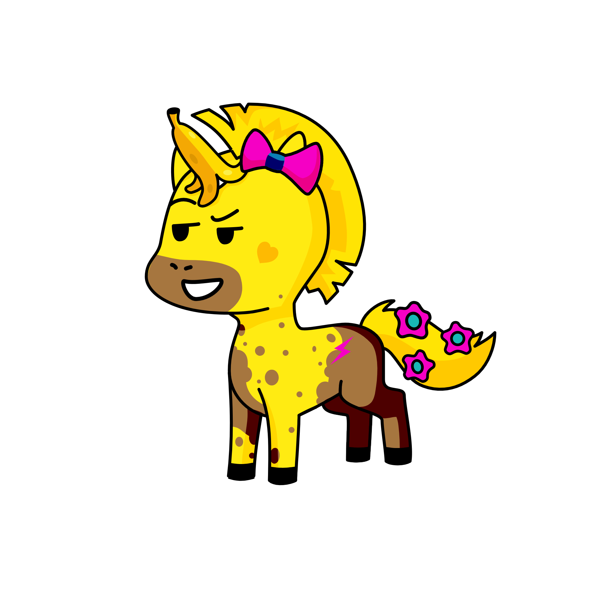 banana uni, the unicorn