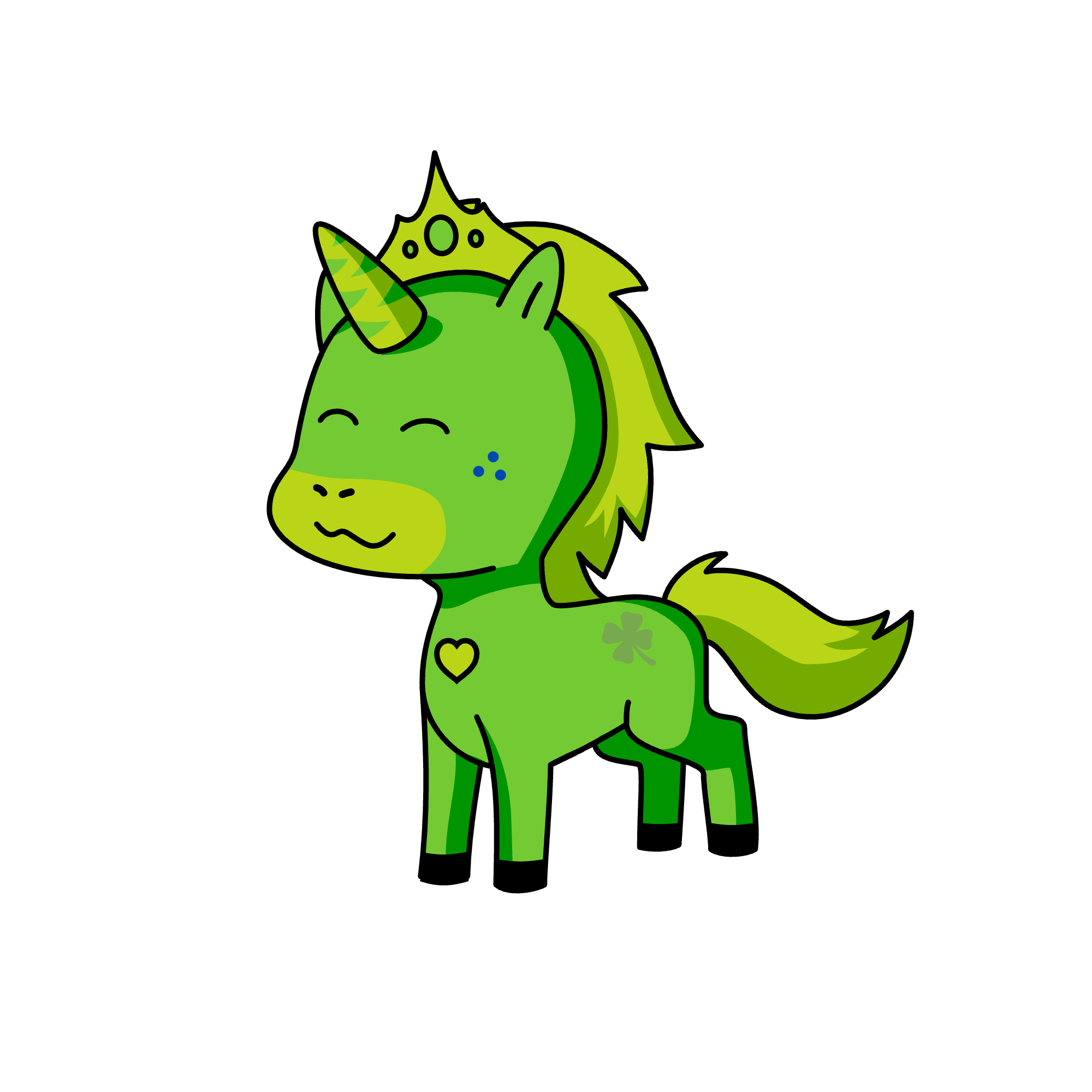 Lucky, the unicorn