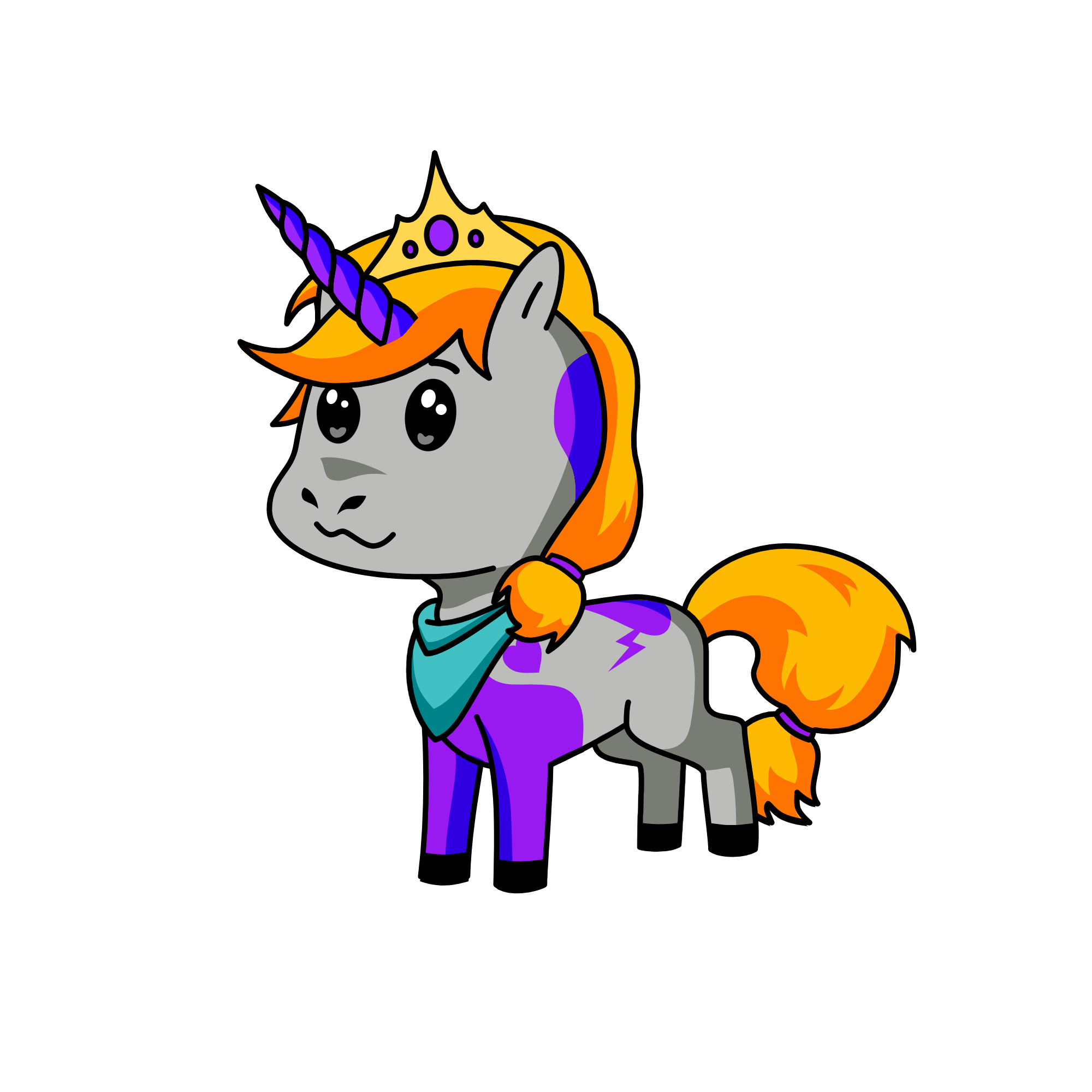 Dash, the unicorn