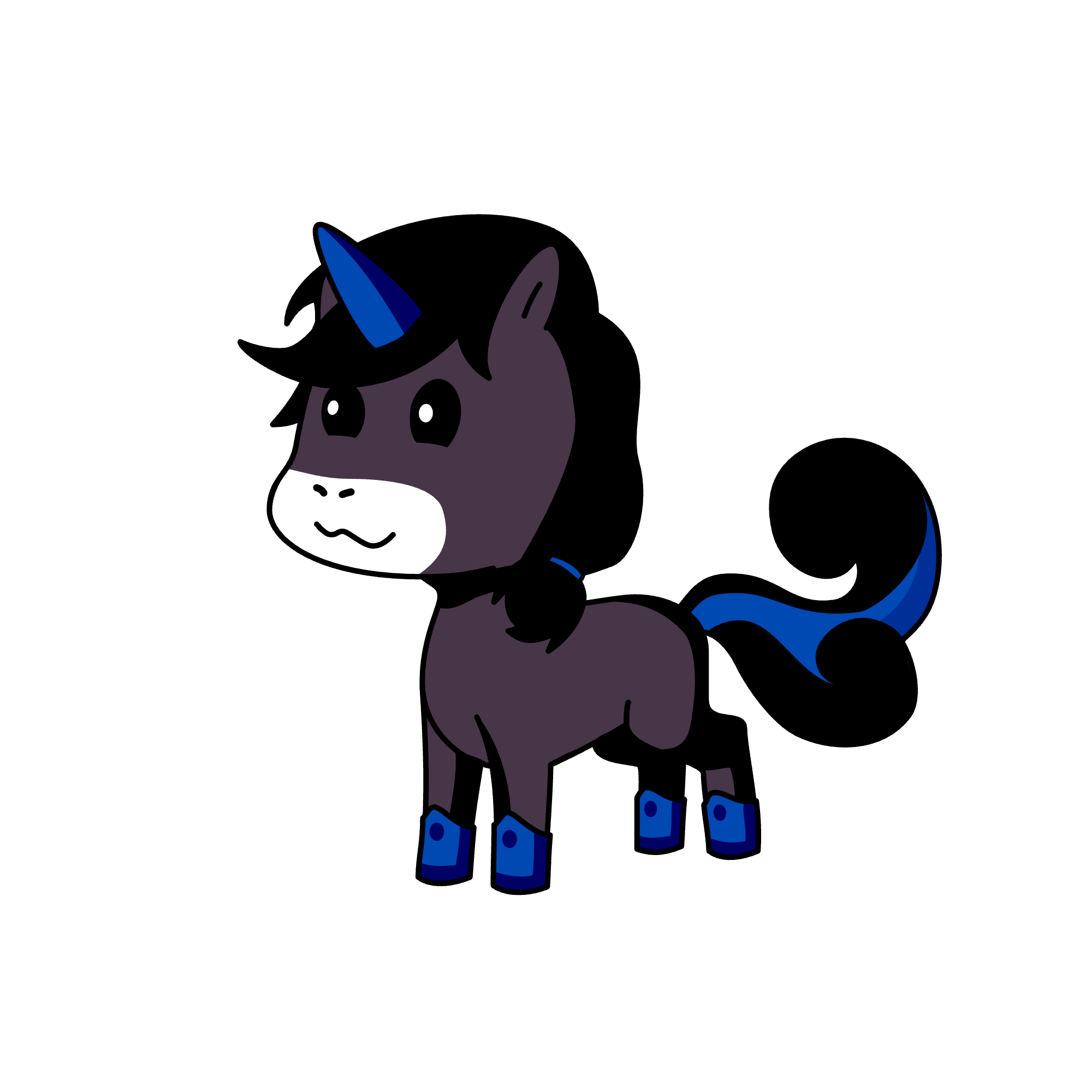 Moonlight, the unicorn