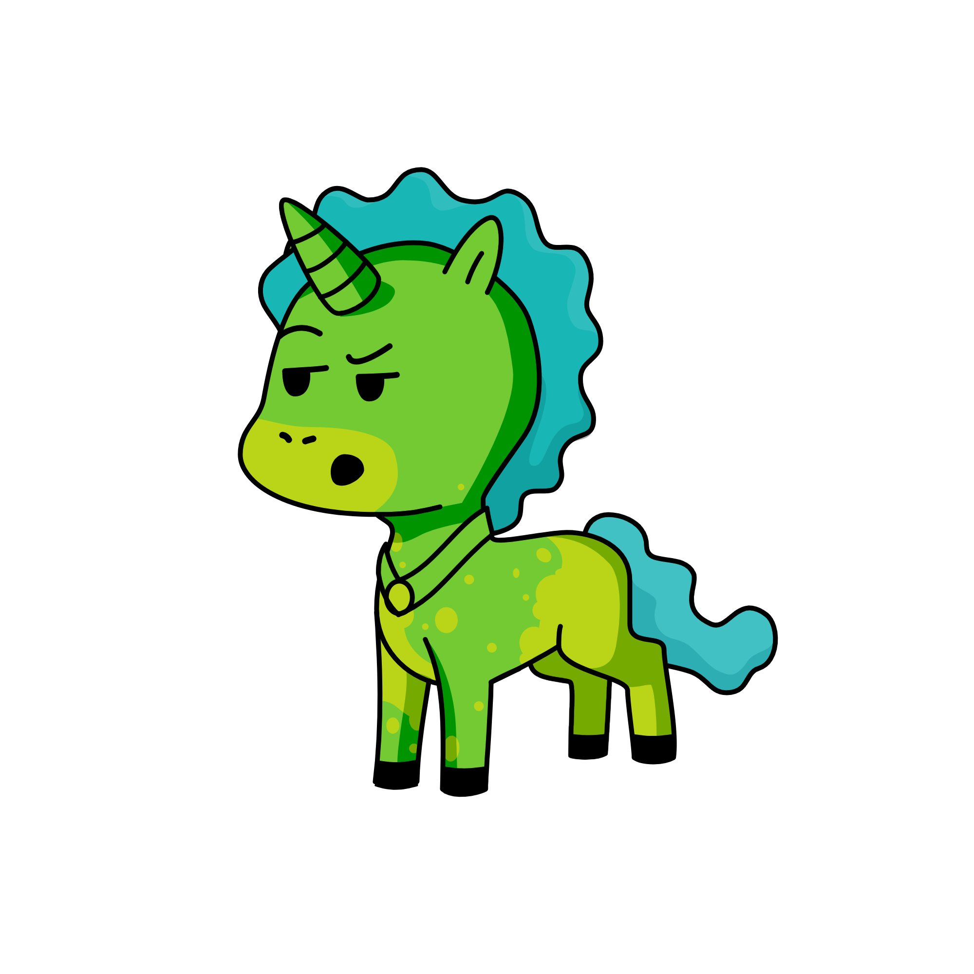 Jelousy, the unicorn