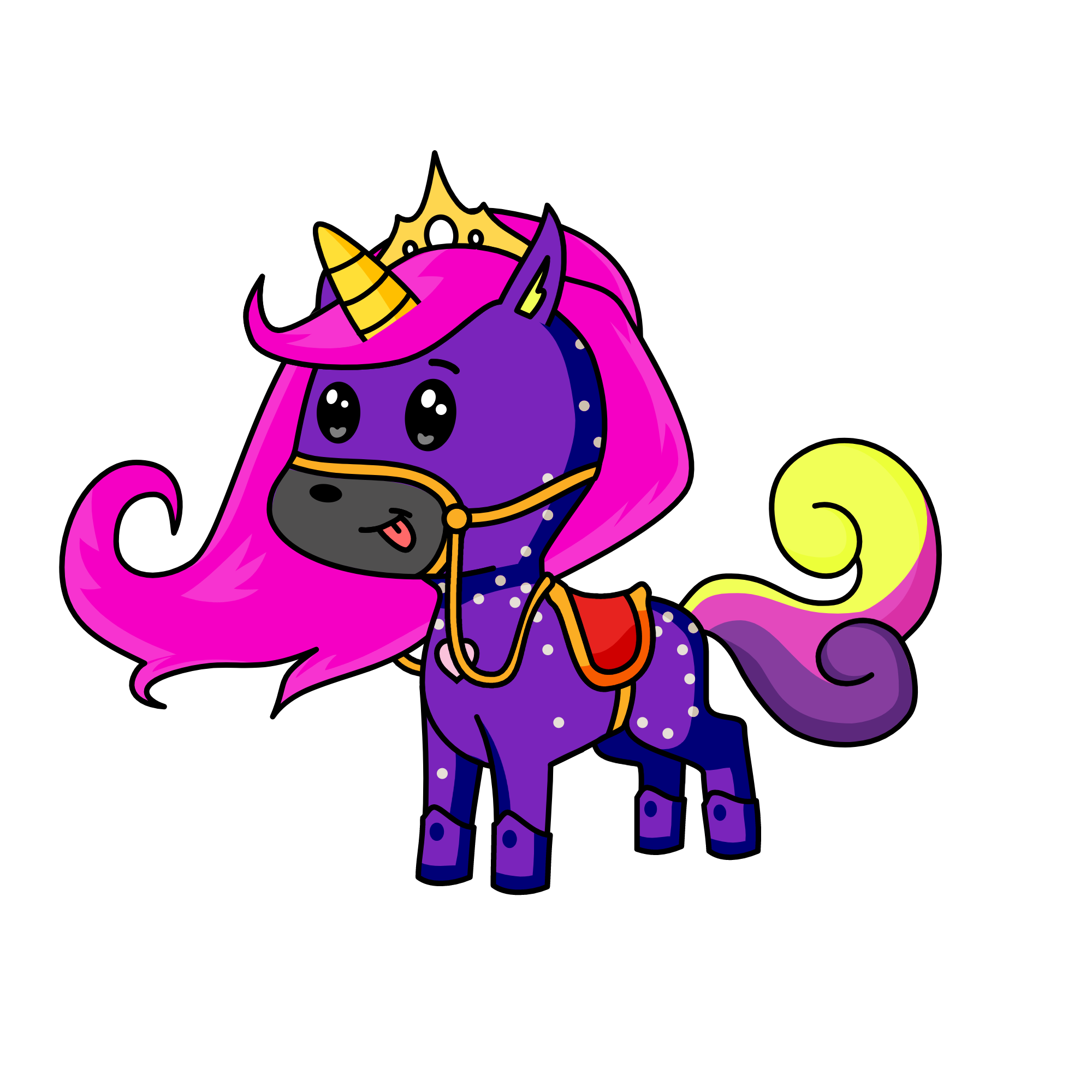 cute unicorn, the unicorn