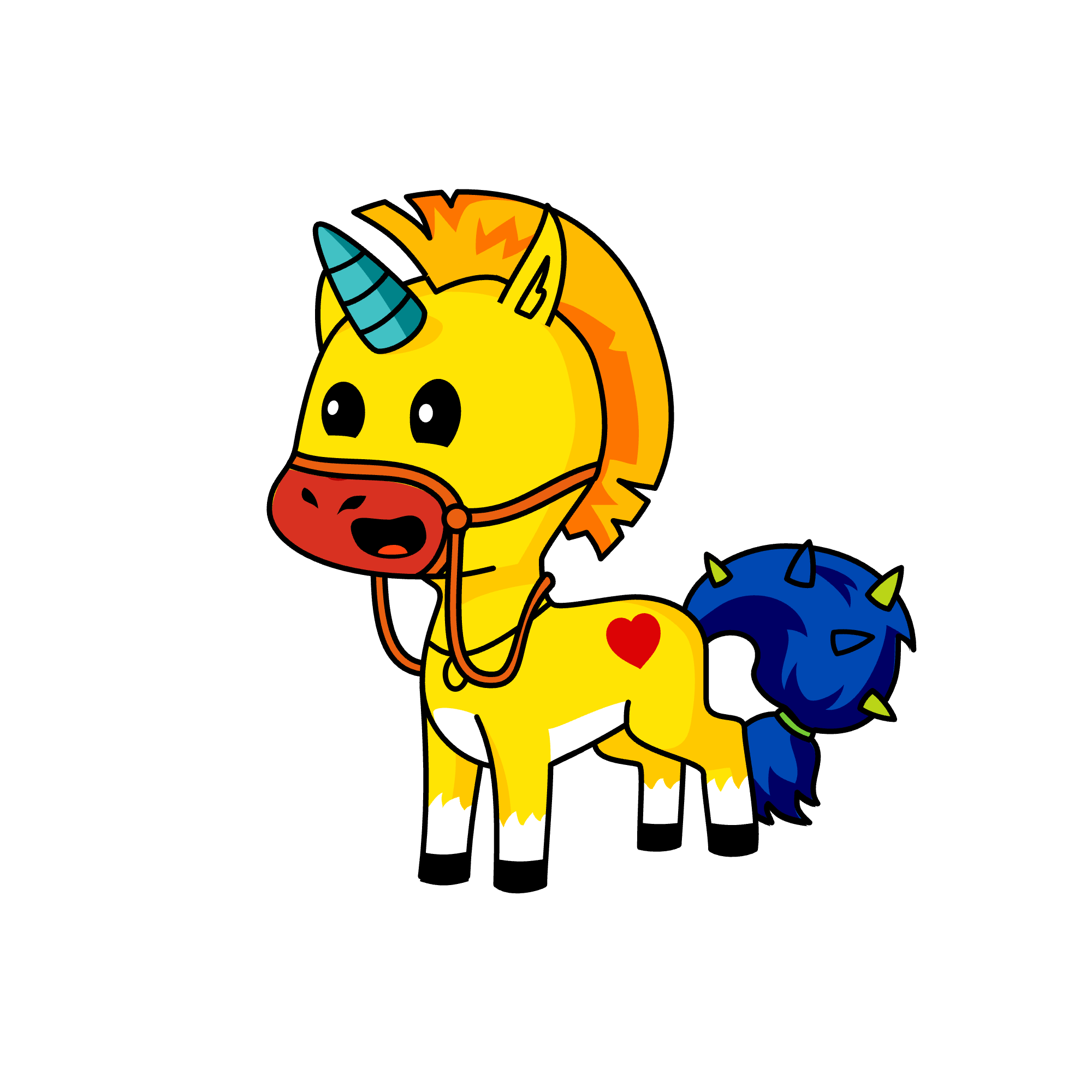 Pp, the unicorn