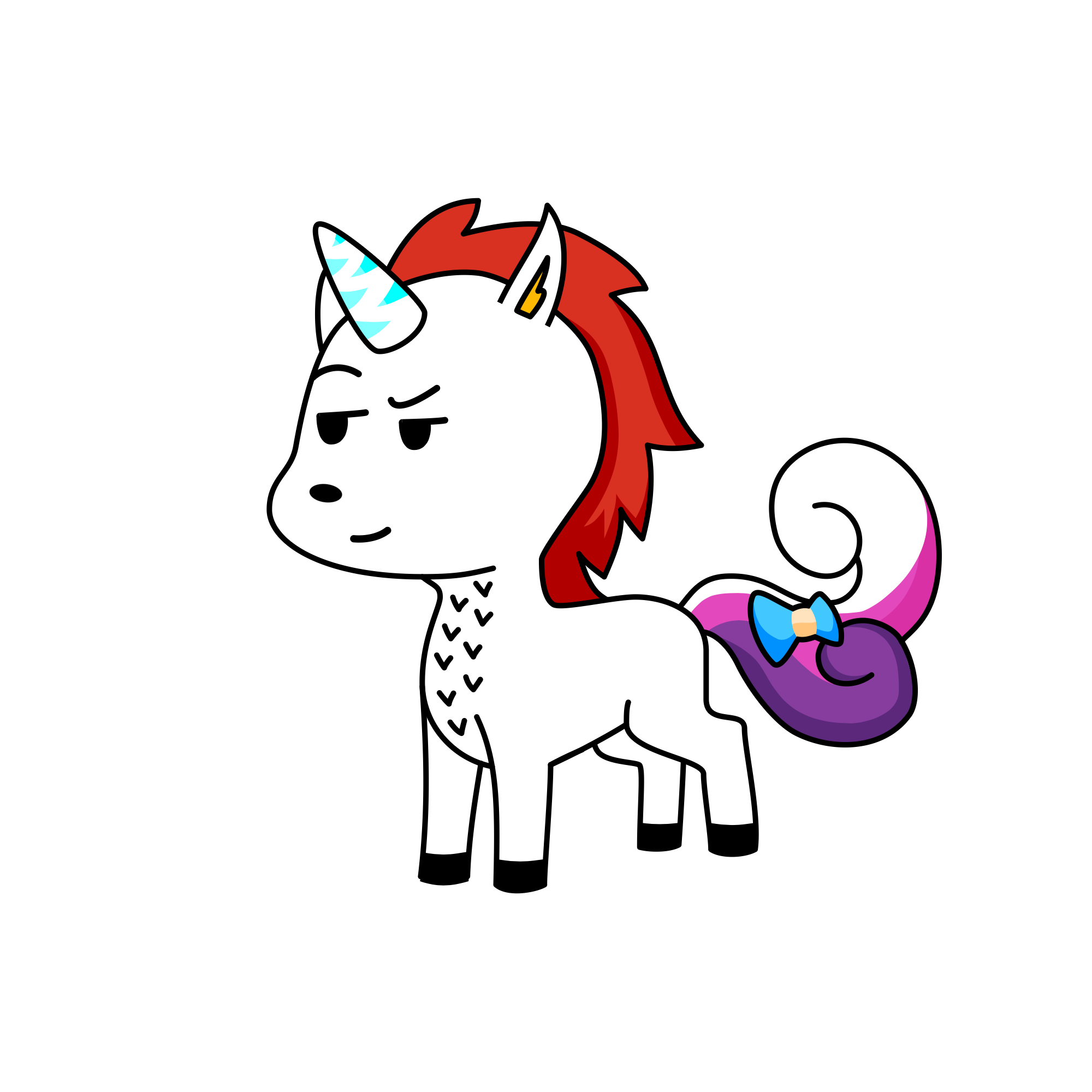 J, the unicorn