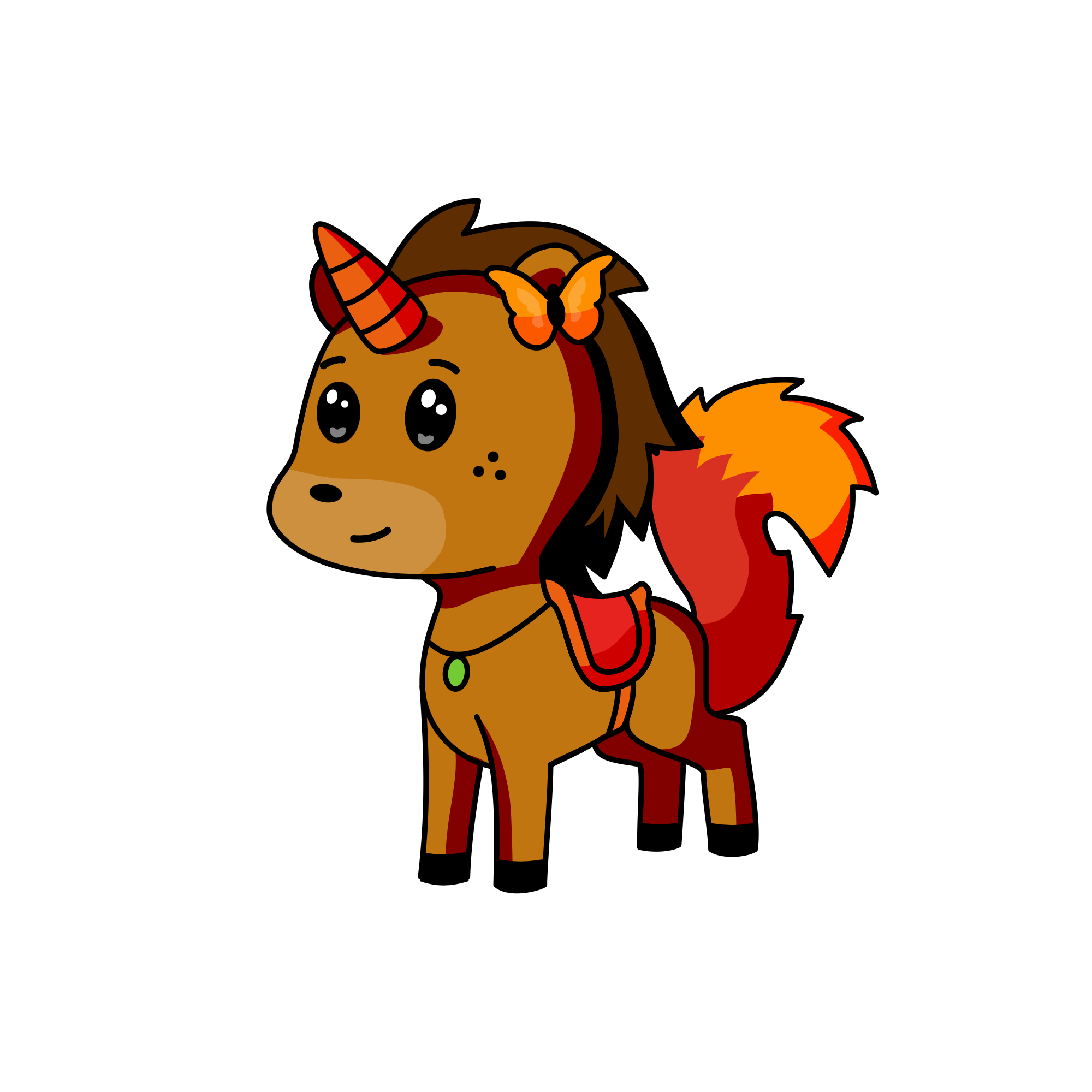 Brownie , the unicorn