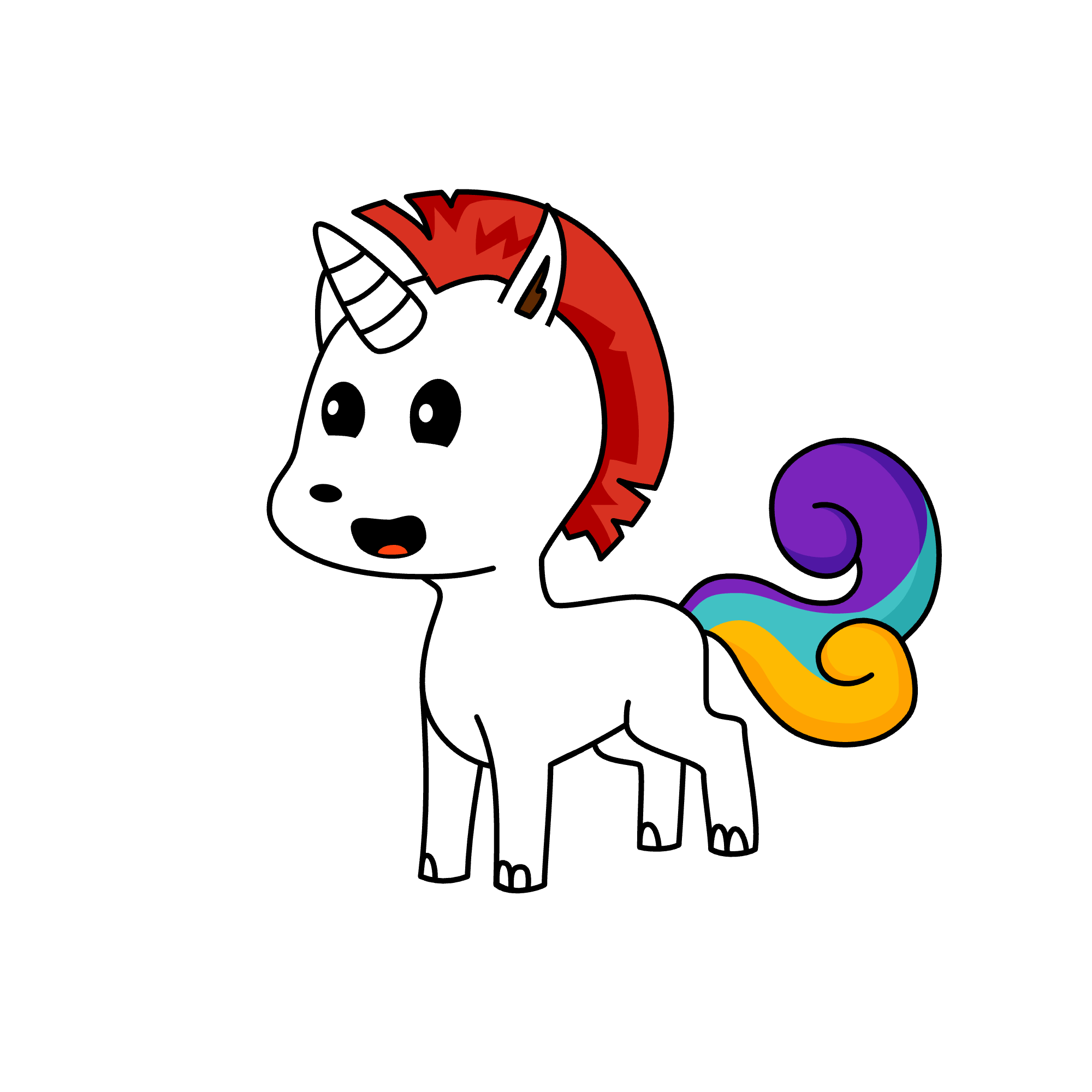 Sparkles, the unicorn
