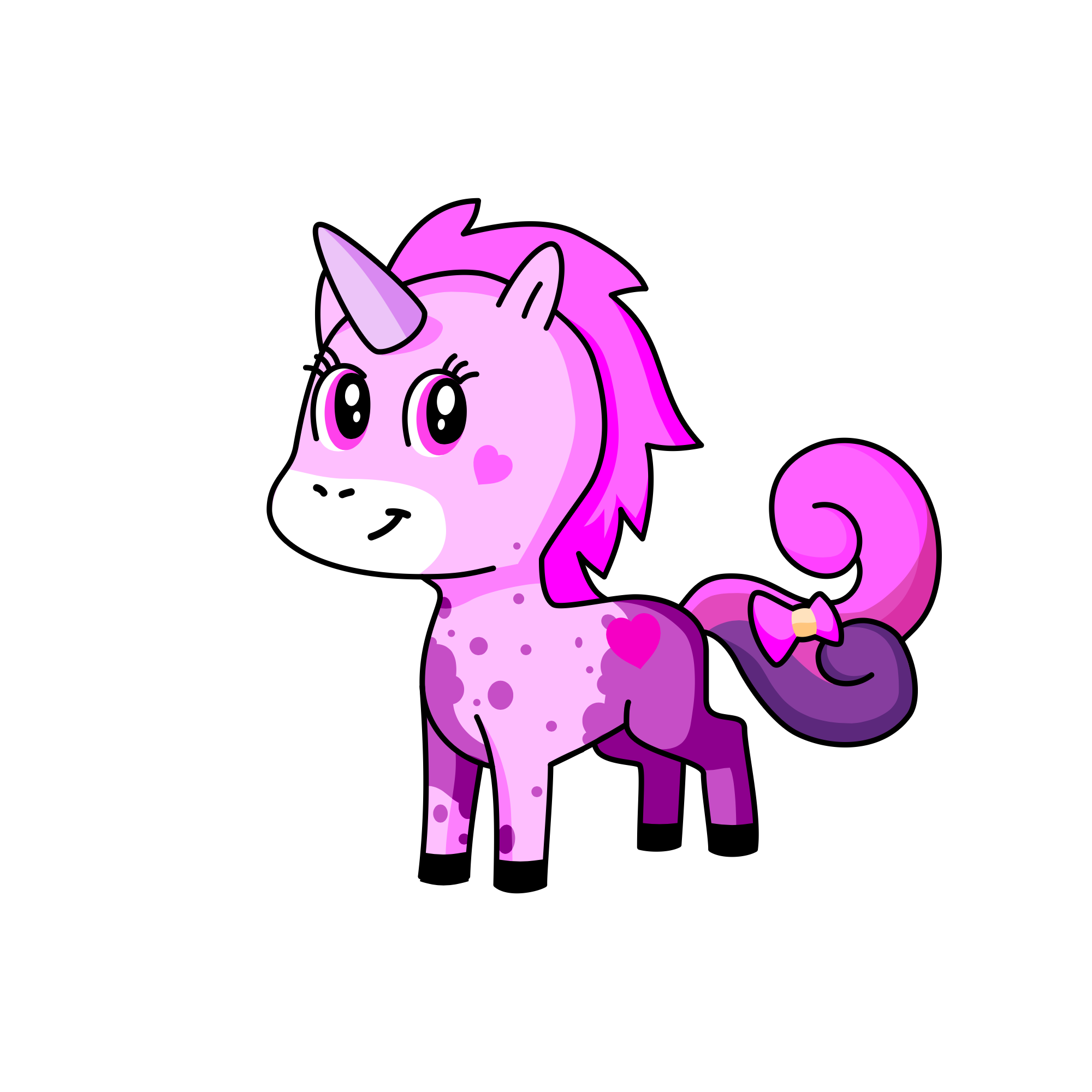 Pinky, the unicorn