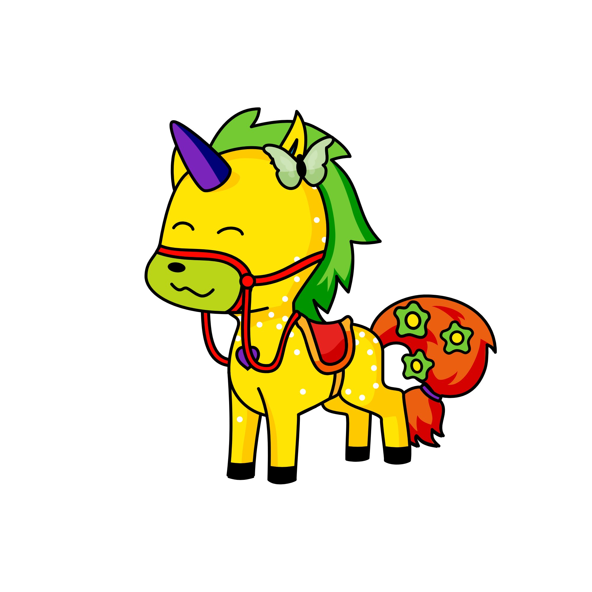 Wish pants , the unicorn