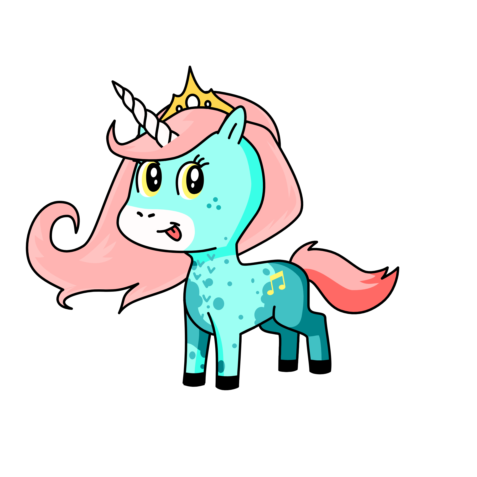 Ditsy, the unicorn