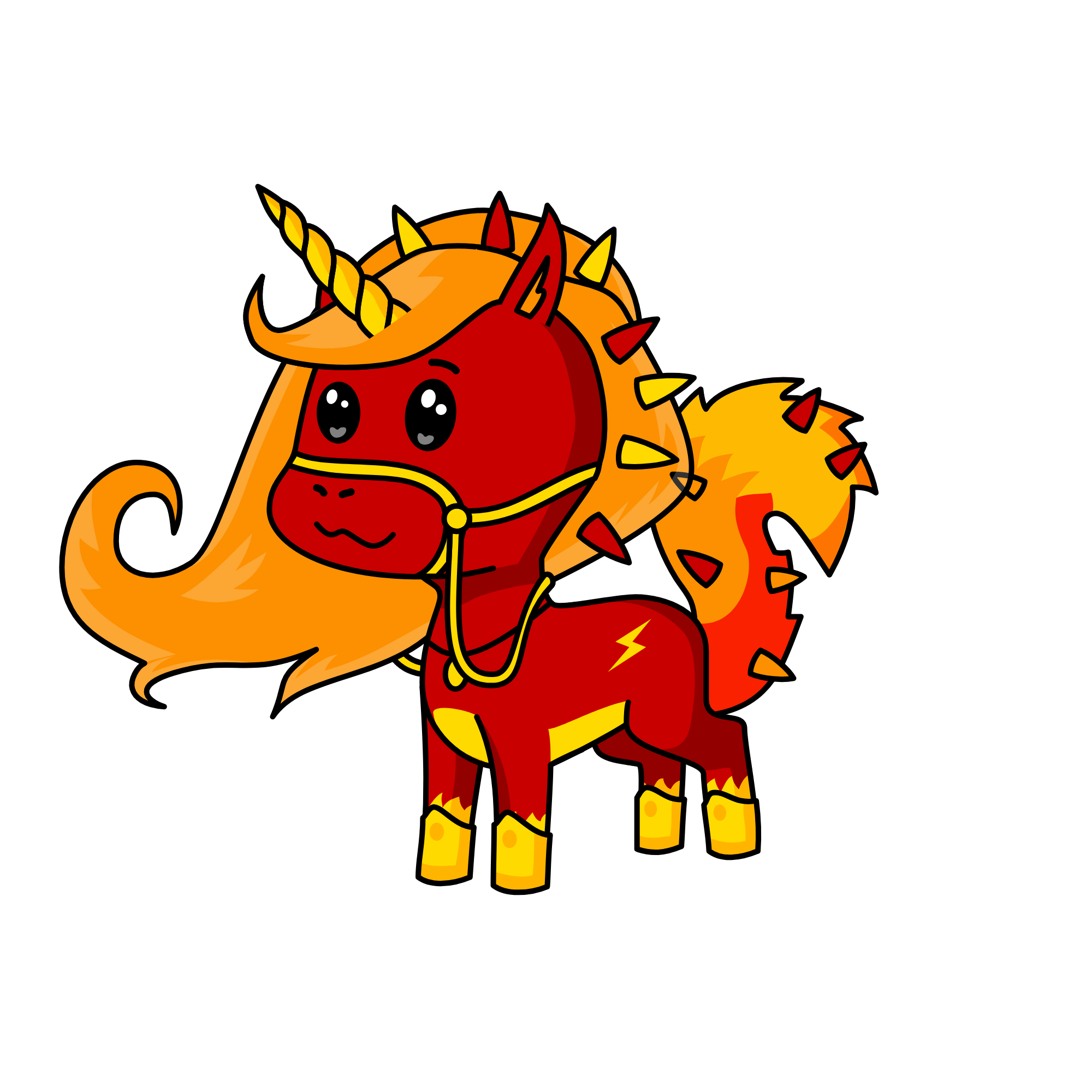fire, the unicorn