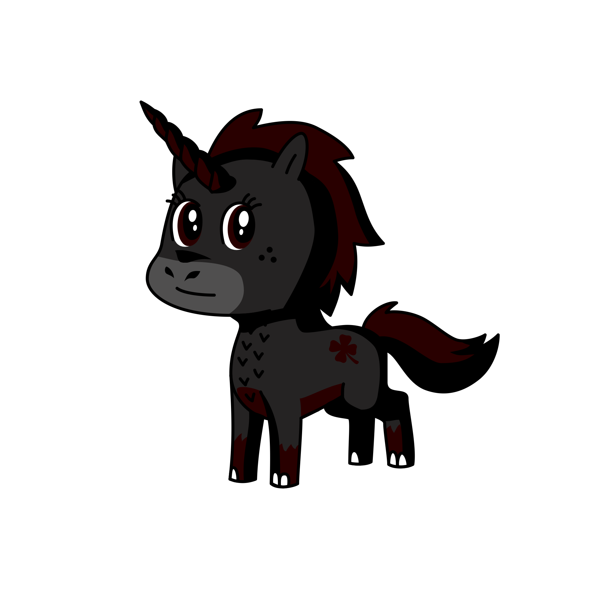 Melancholy, the unicorn