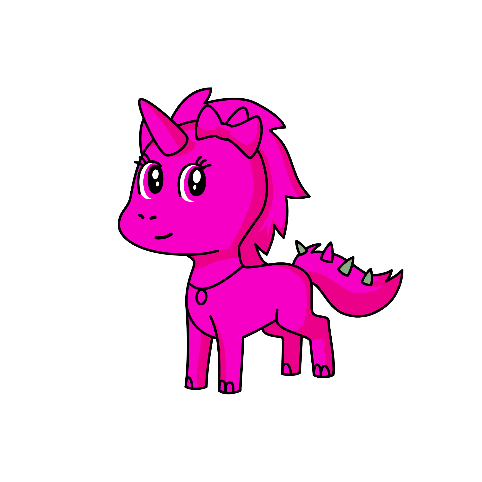 Pinky , the unicorn