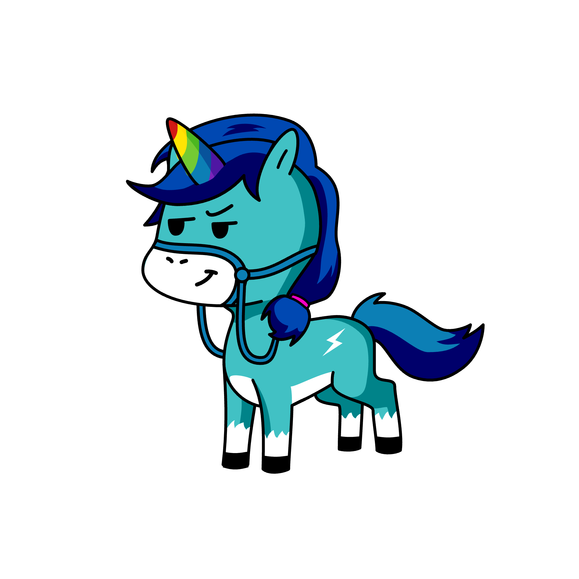 Rainbowdash , the unicorn