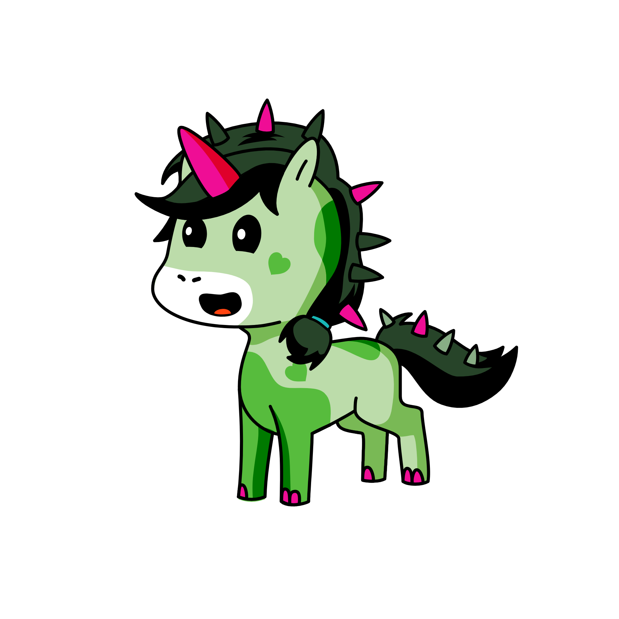my glitter sparkles, the unicorn