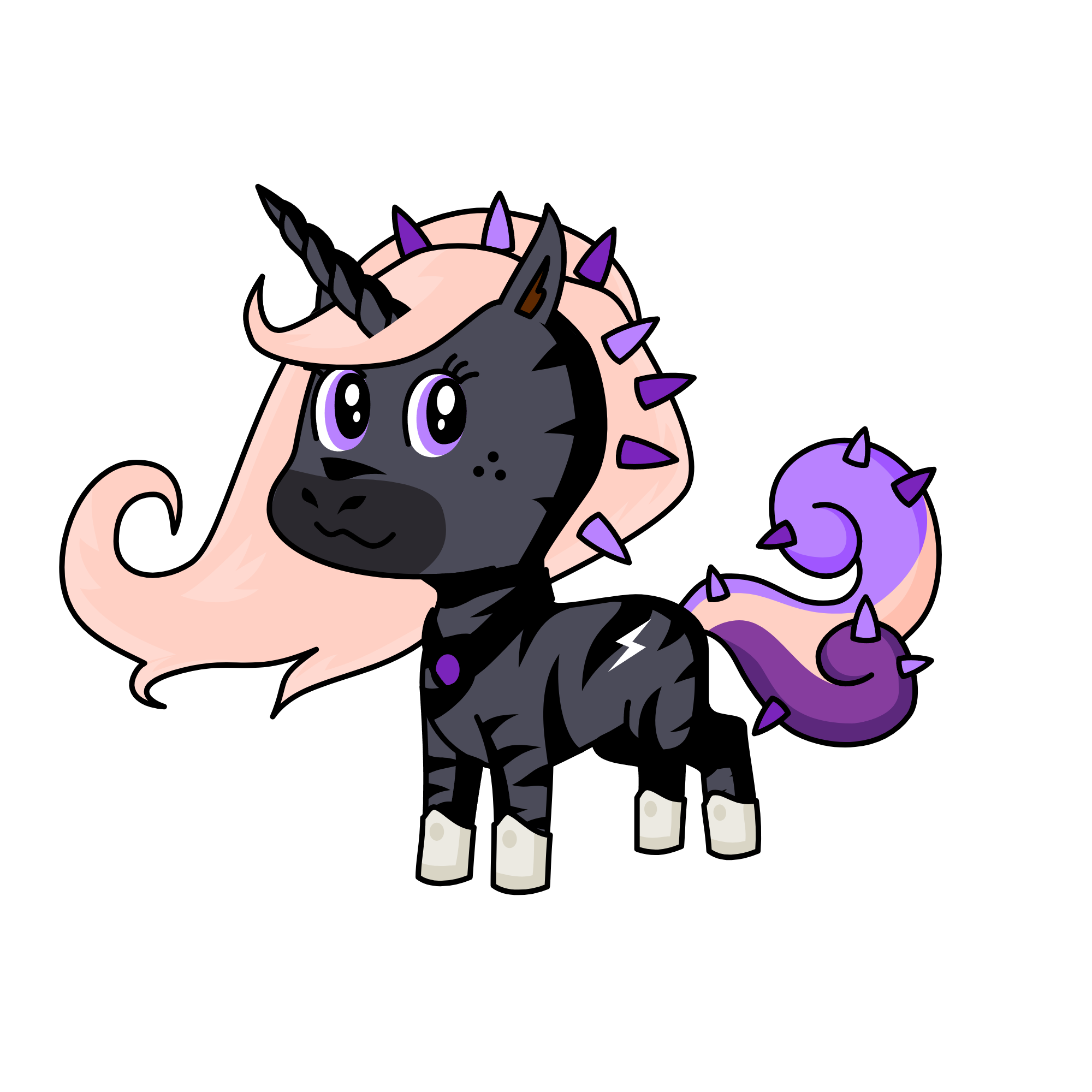 Nightkandi, the unicorn