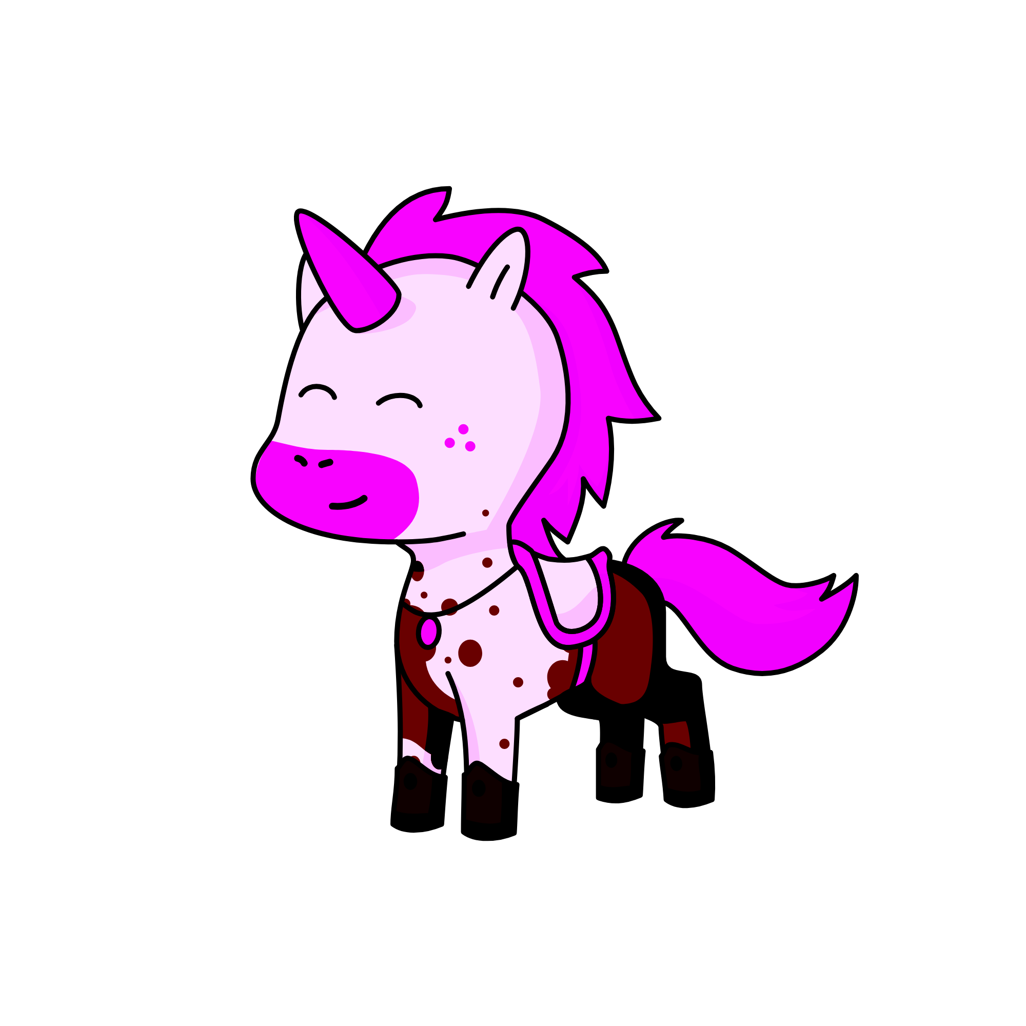 Piglet, the unicorn