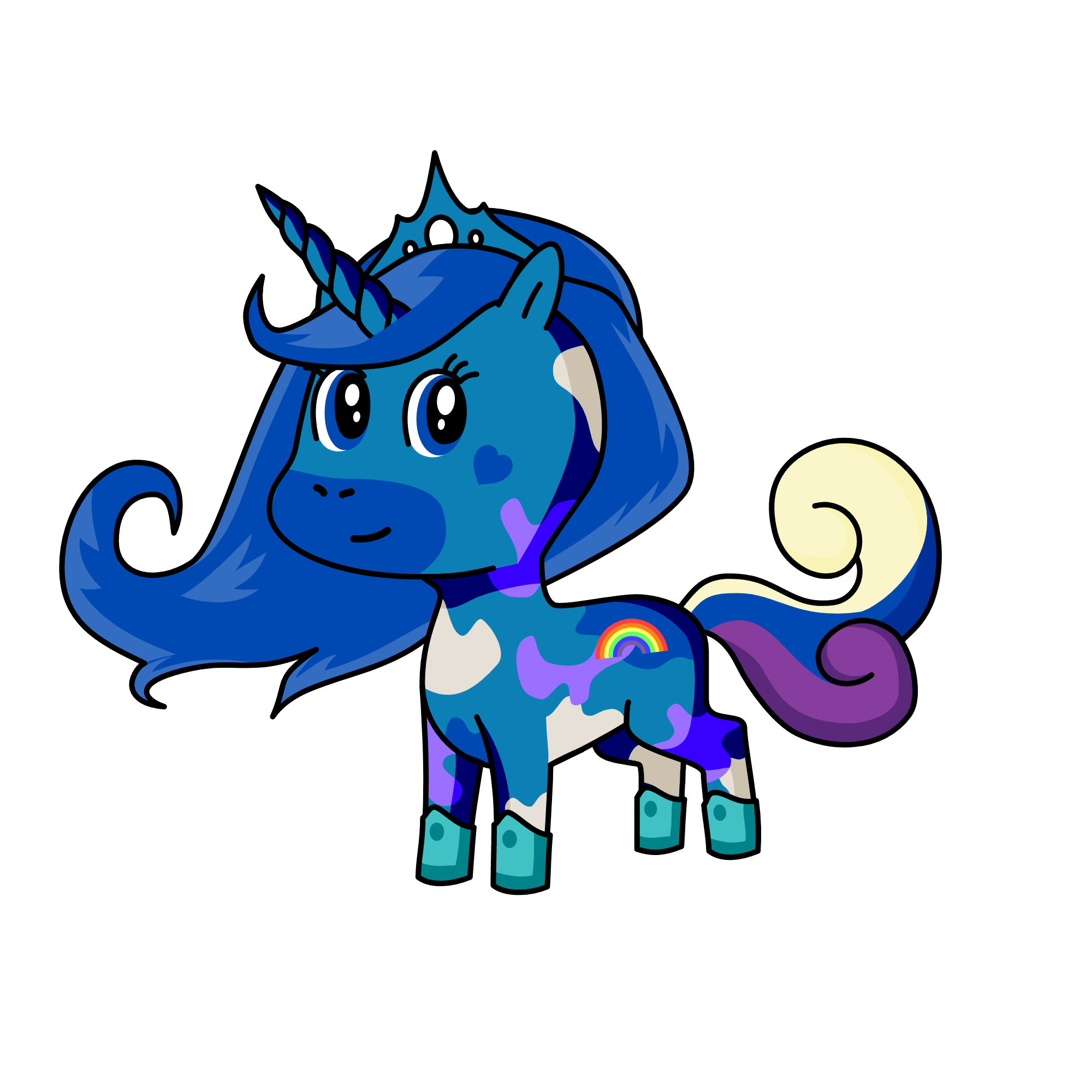 Moon, the unicorn